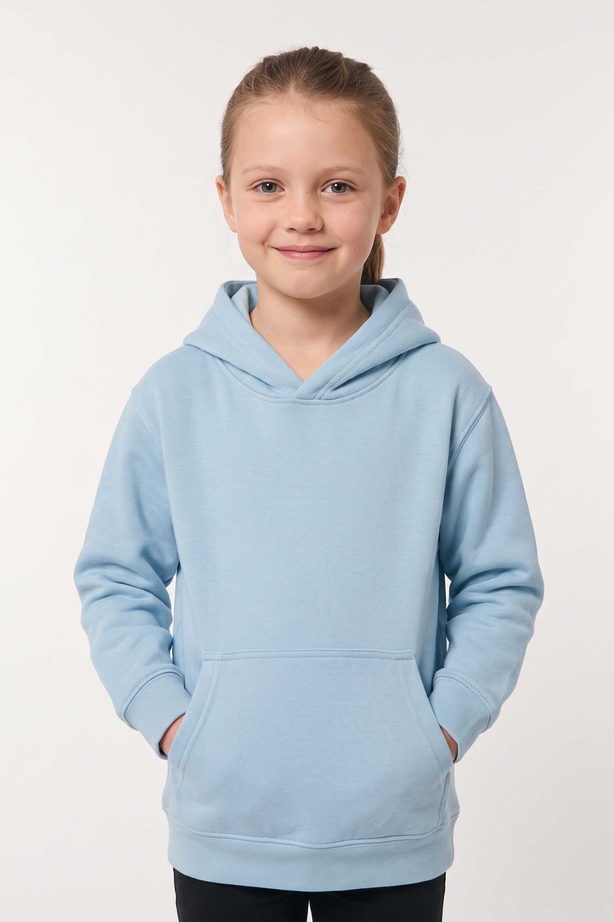 Kids Plain Blended Hoodie