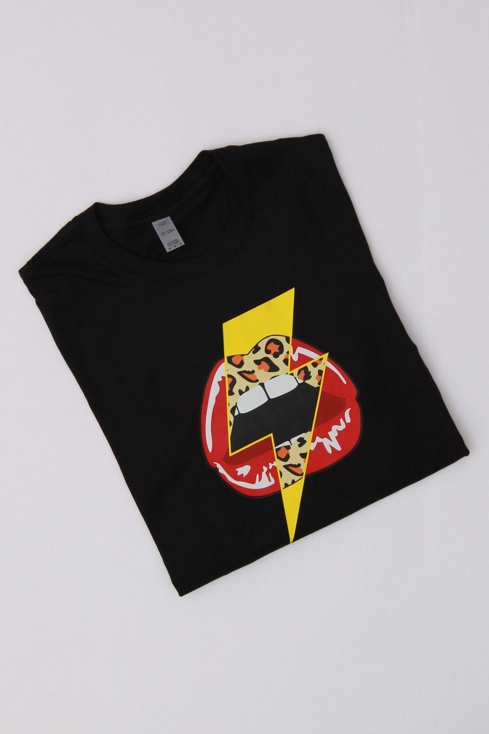 Lightning Lips Print T-Shirt (Pack of 6)