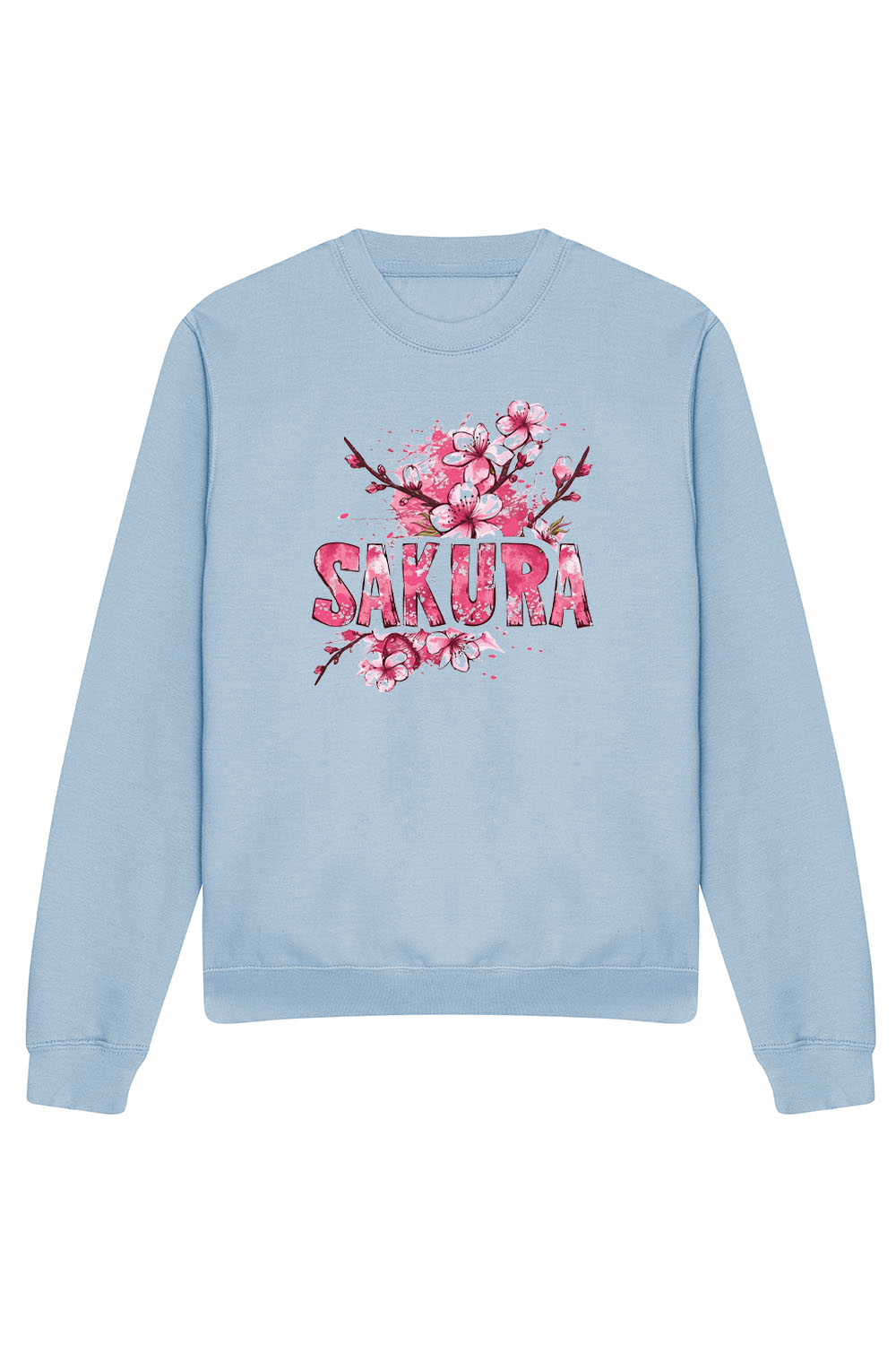 Sakura Sweatshirt In Sky Blue (Custom Pack)