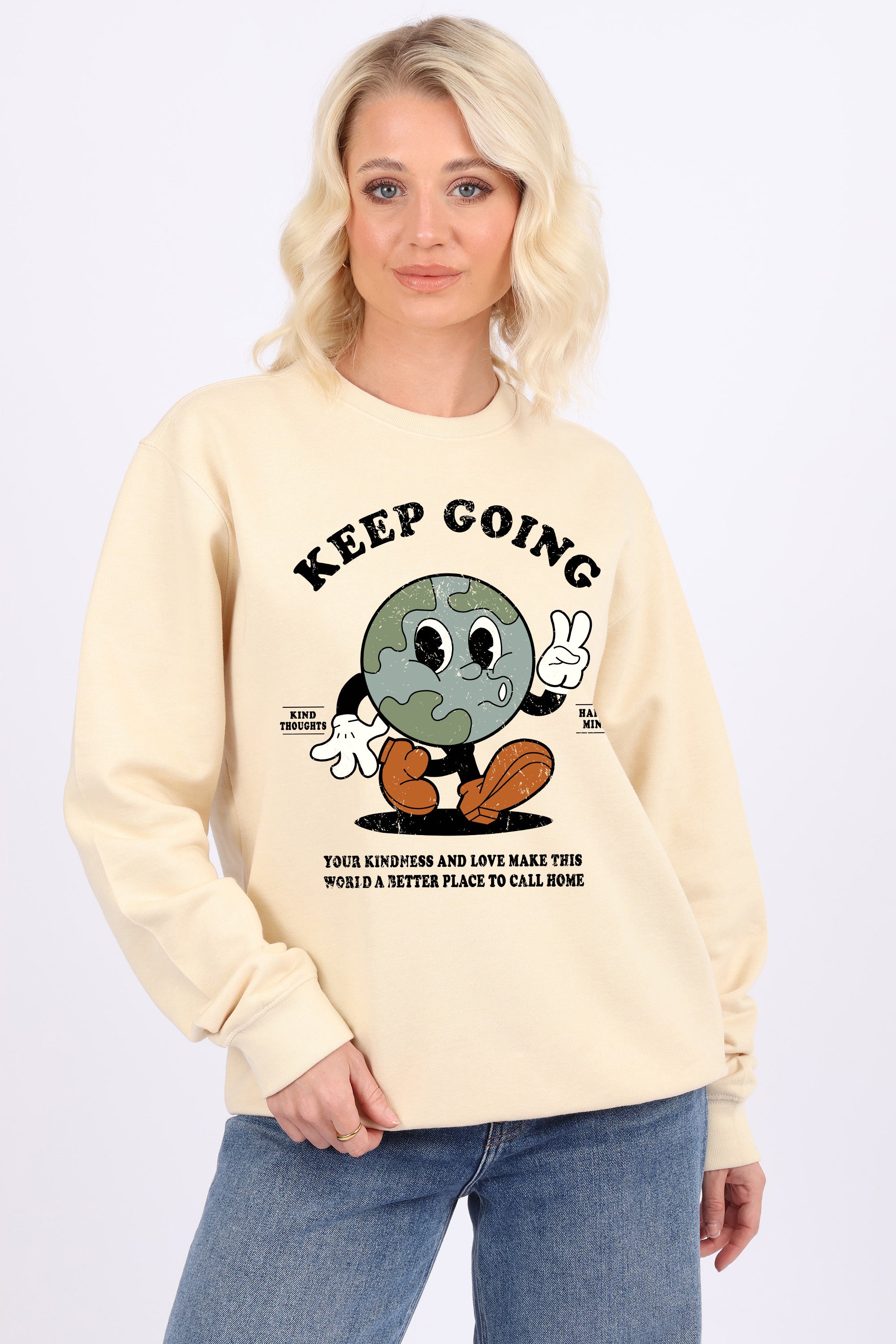 Keep Going Printed Sweatshirt (Pack of 6)