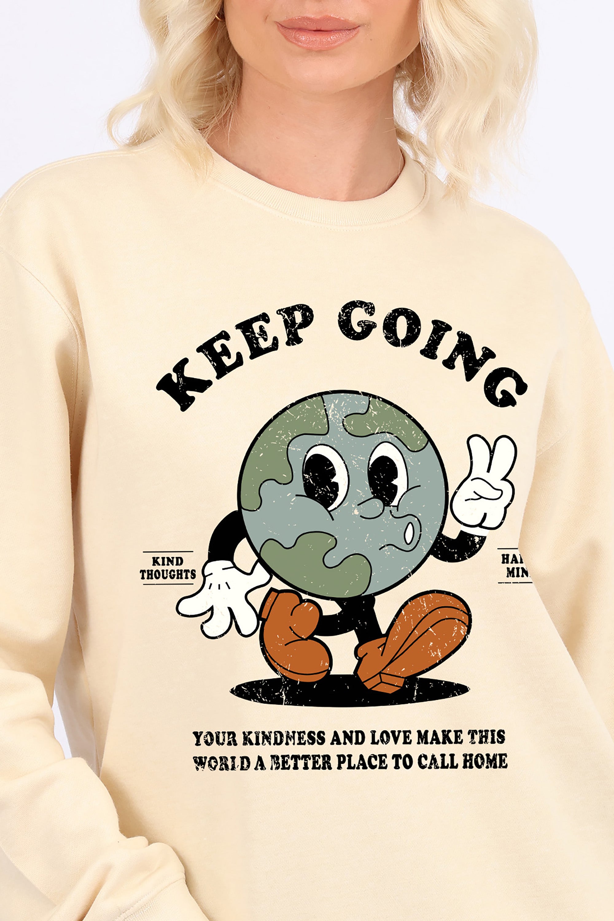 Keep Going Printed Sweatshirt (Pack of 6)