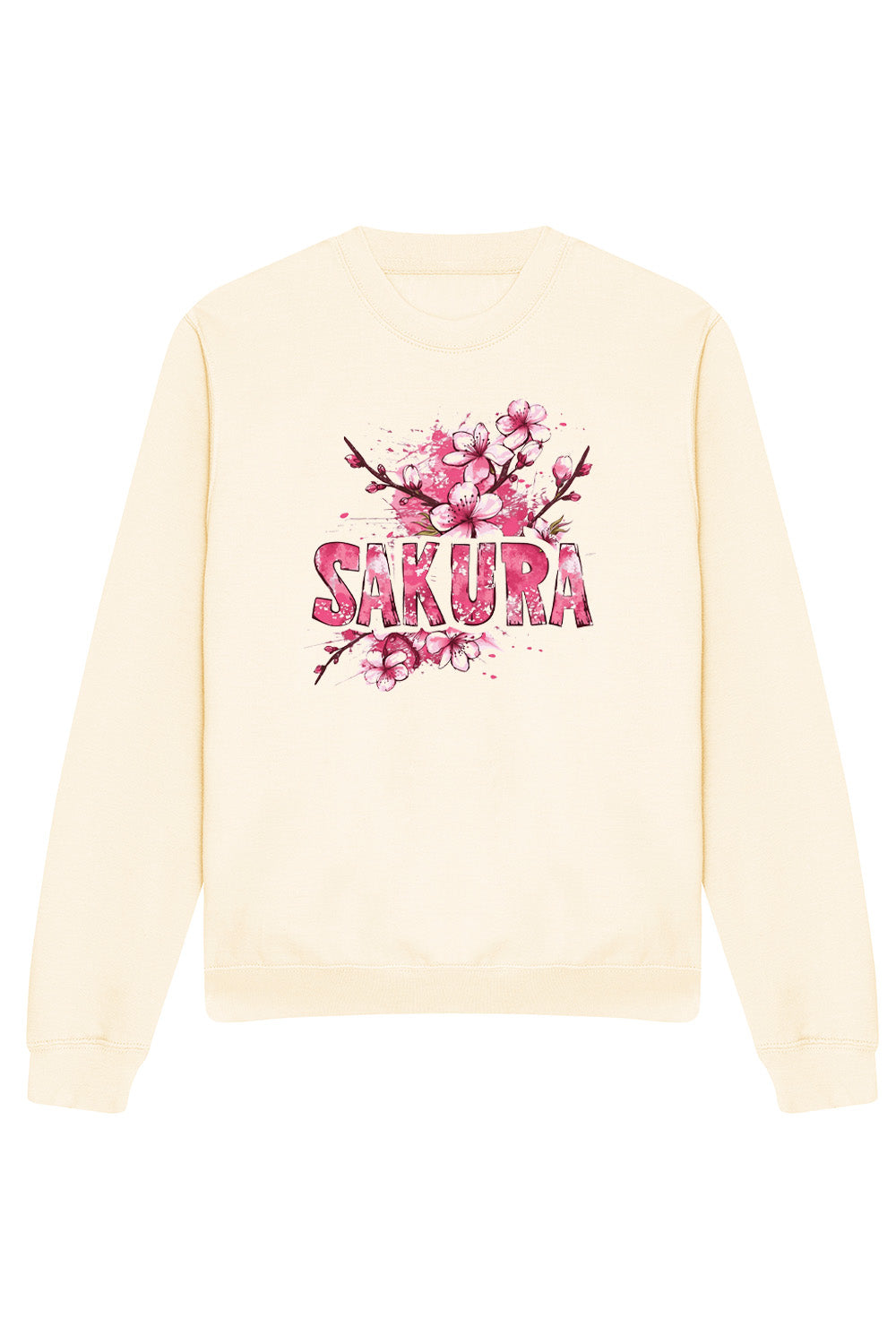 Sakura Sweatshirt In Vanilla Milkshake (Custom Pack)