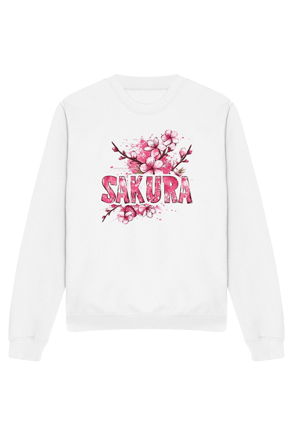 Sakura Sweatshirt In Arctic White (Custom Pack)