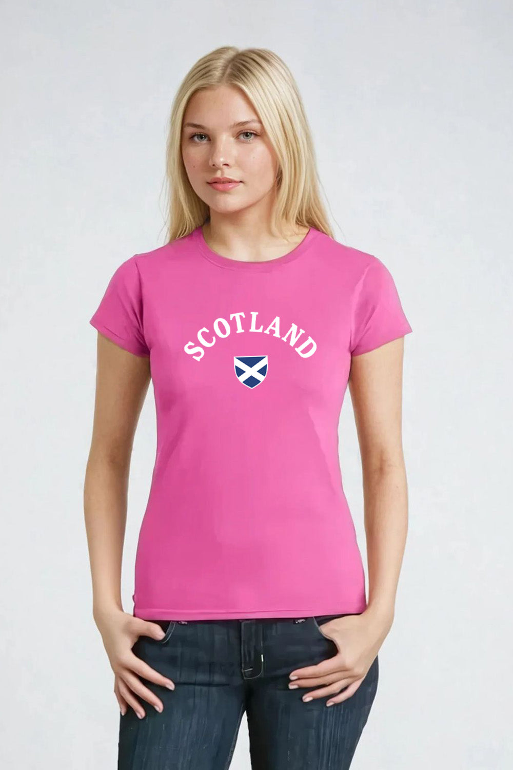 Scotland Fitted Printed T-Shirt