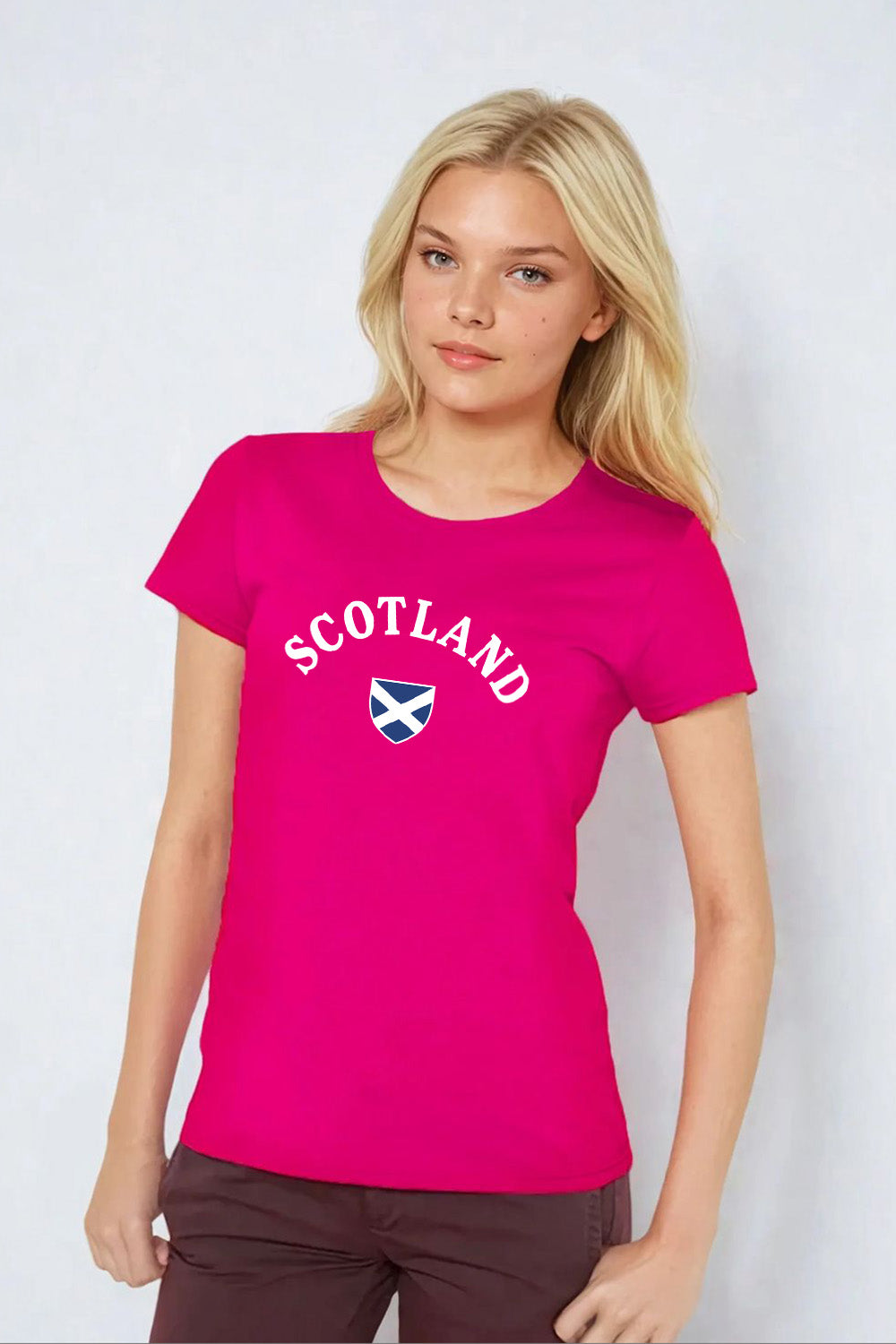 Scotland Fitted Printed T-Shirt