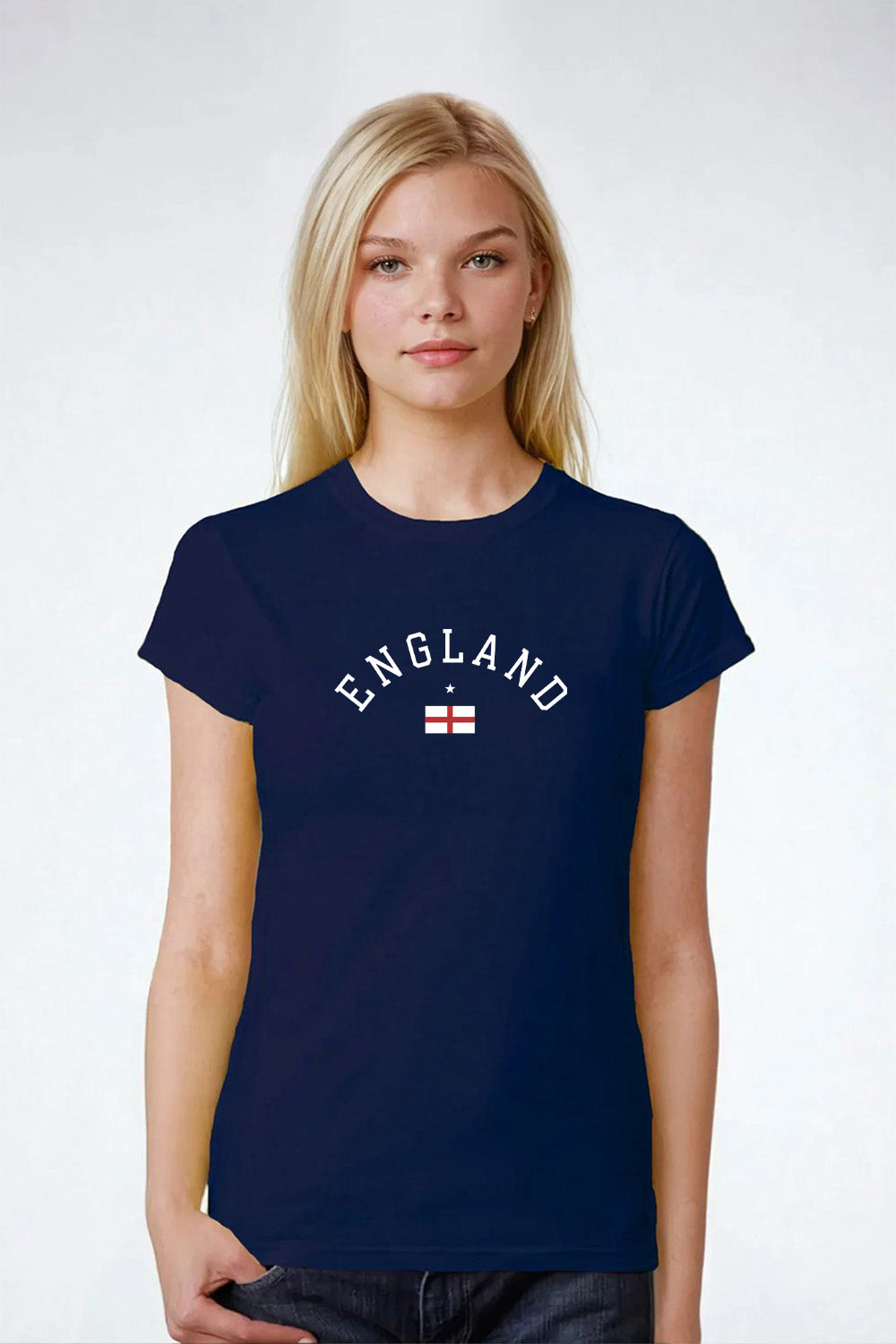 England Fitted Printed T-Shirt