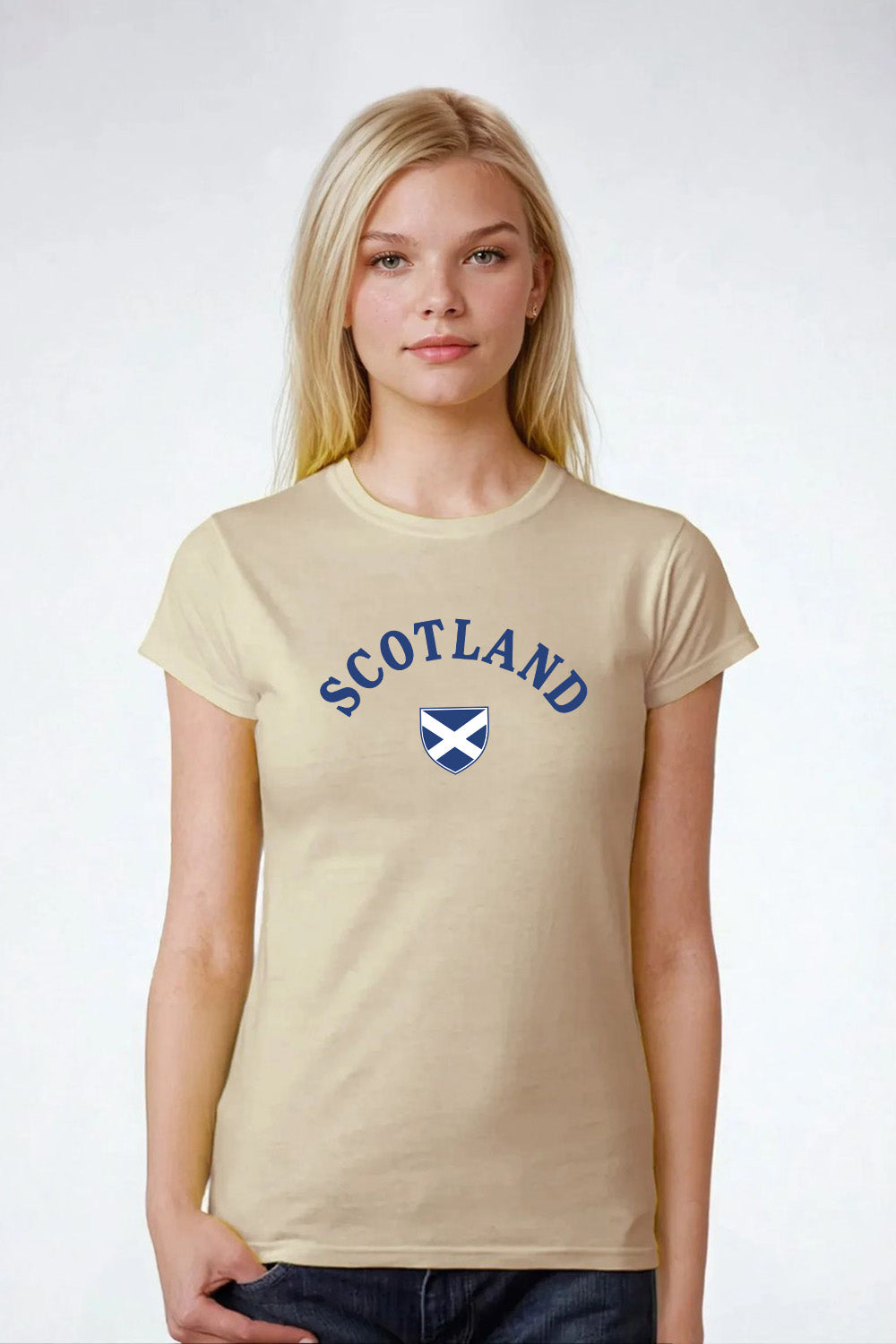Scotland Fitted Printed T-Shirt