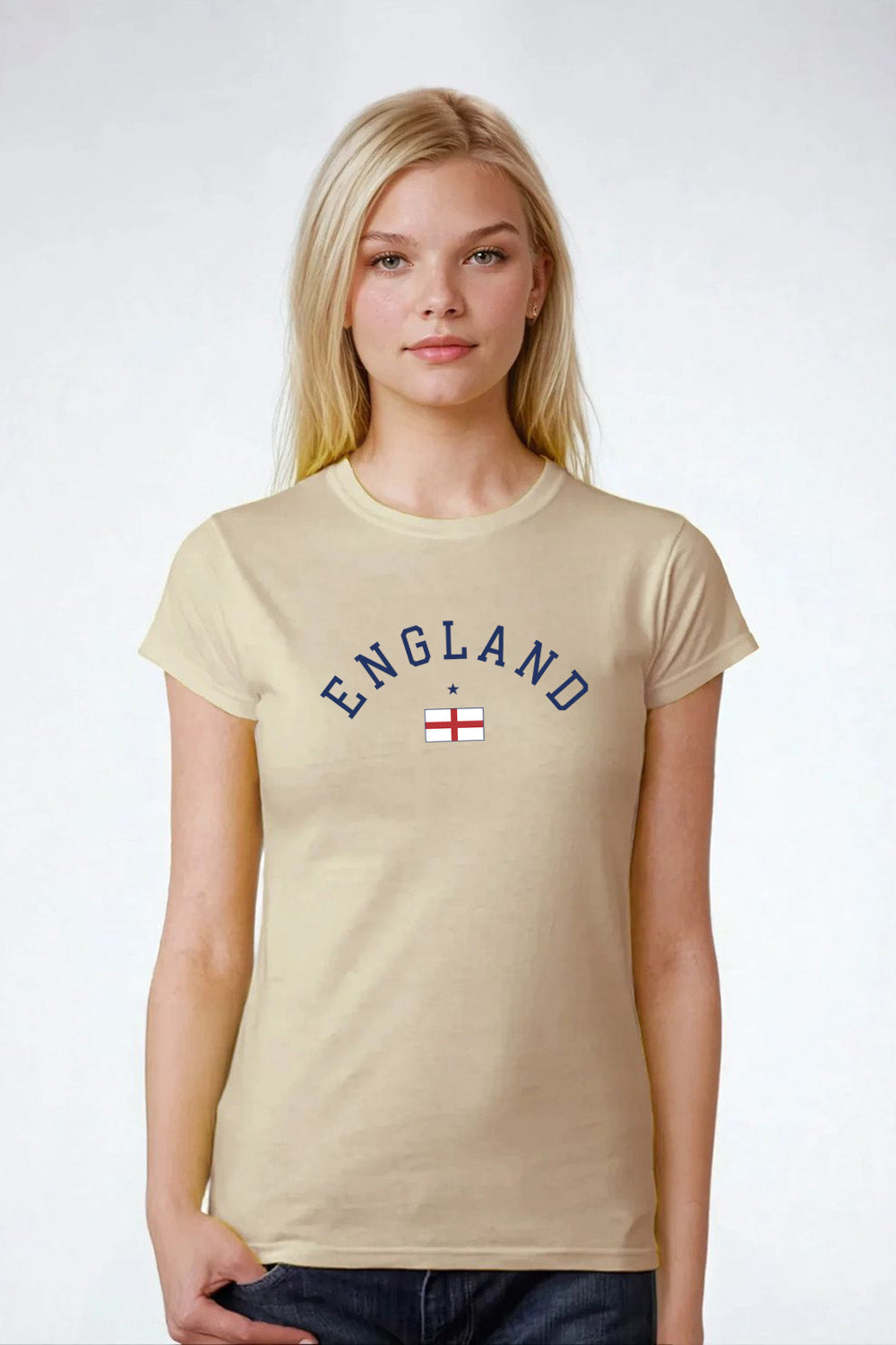 England Fitted Printed T-Shirt
