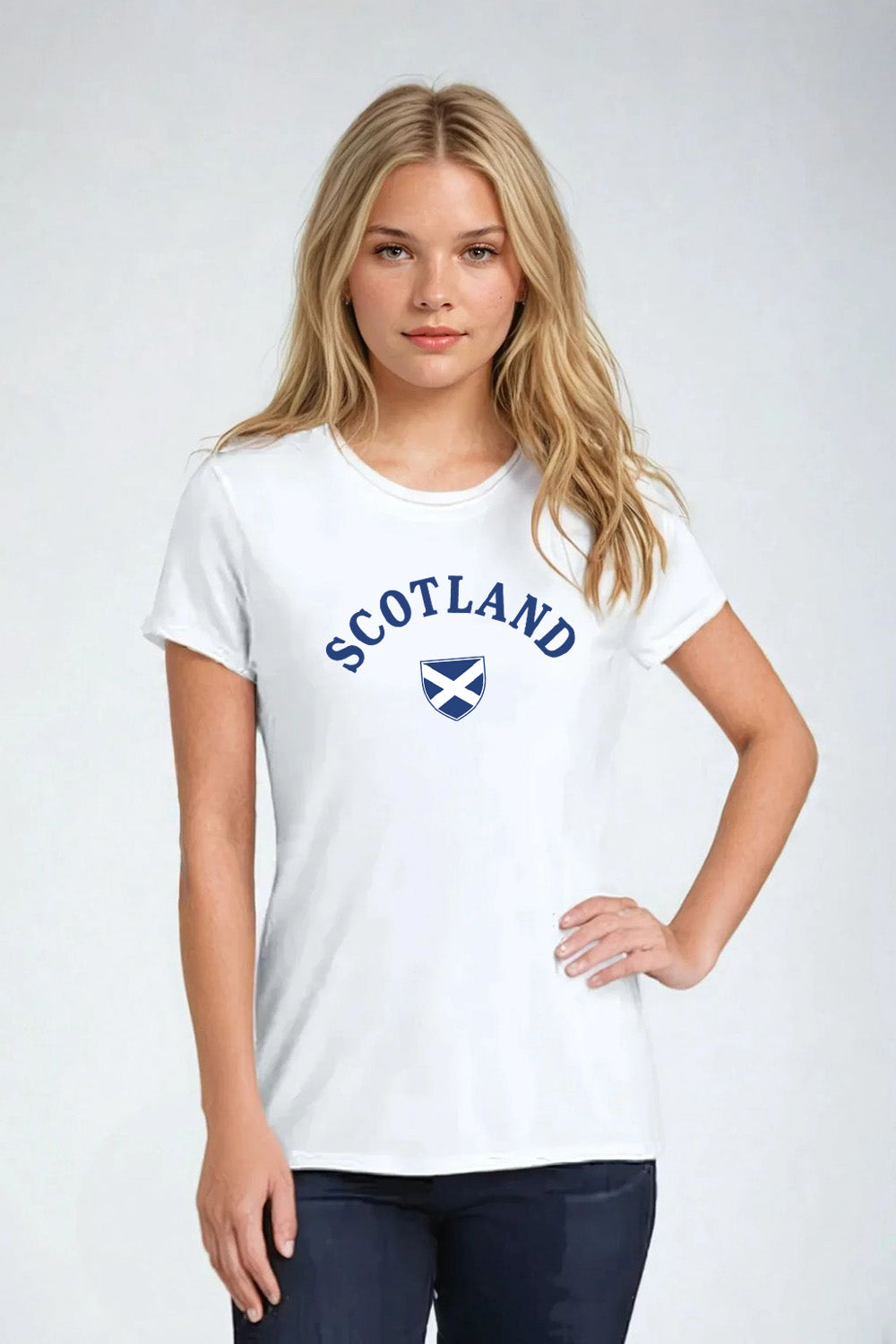 Scotland Fitted Printed T-Shirt
