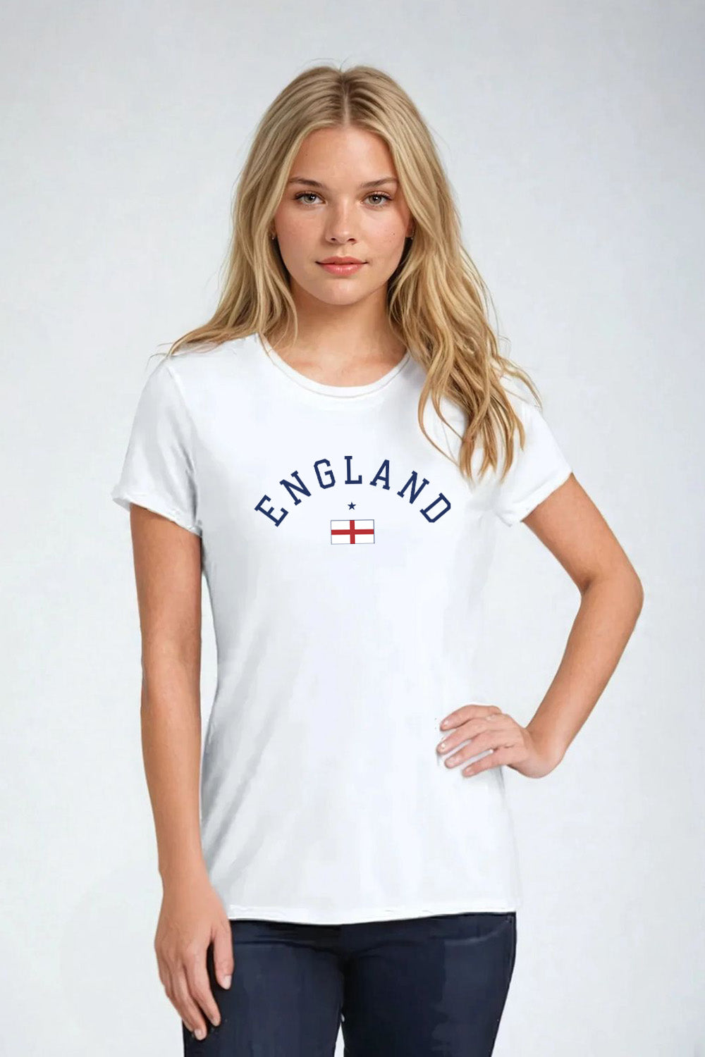 England Fitted Printed T-Shirt