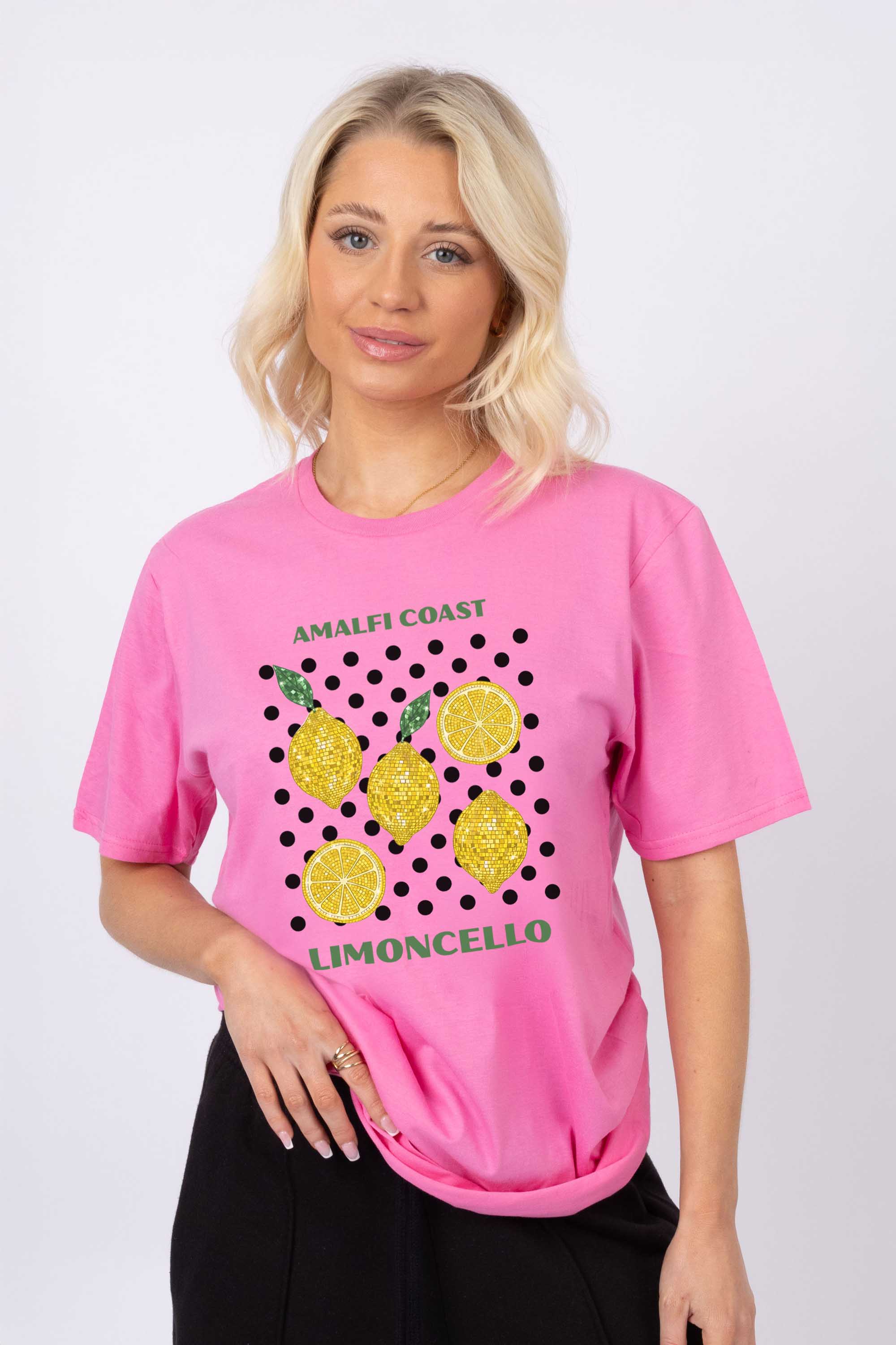 Amalfi Coast Lemon Printed T-shirt