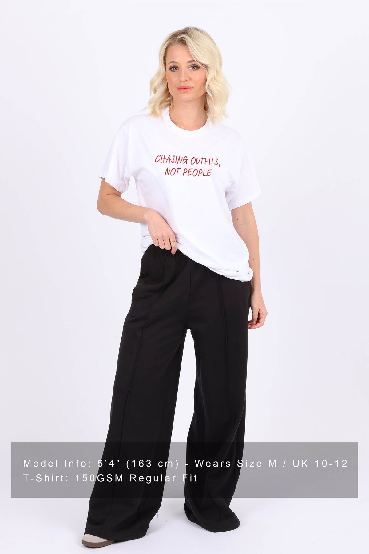 Chasing Outfit Not People Printed T-shirt