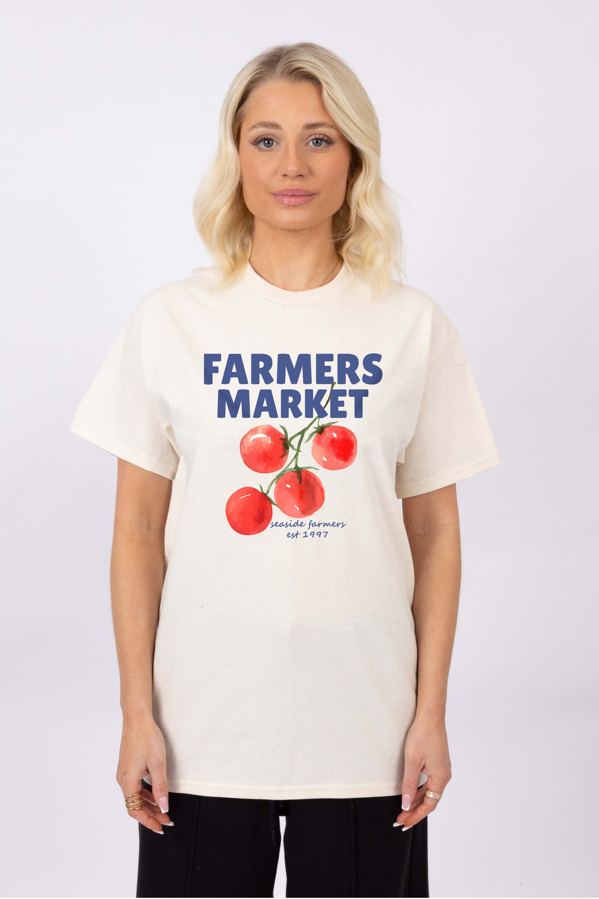 Farmers Market Printed T-Shirt