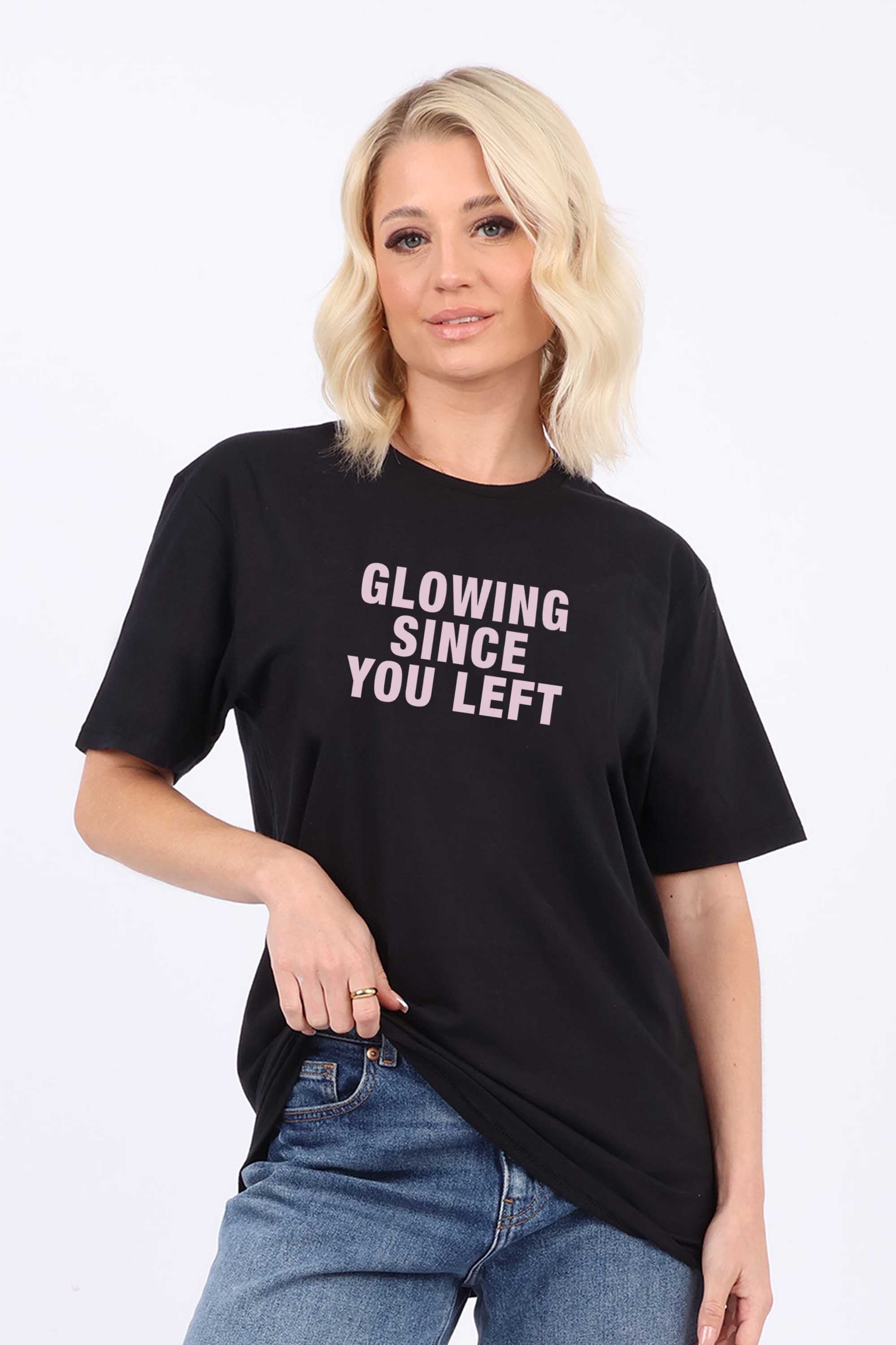 Glowing Since You left Printed T-shirt