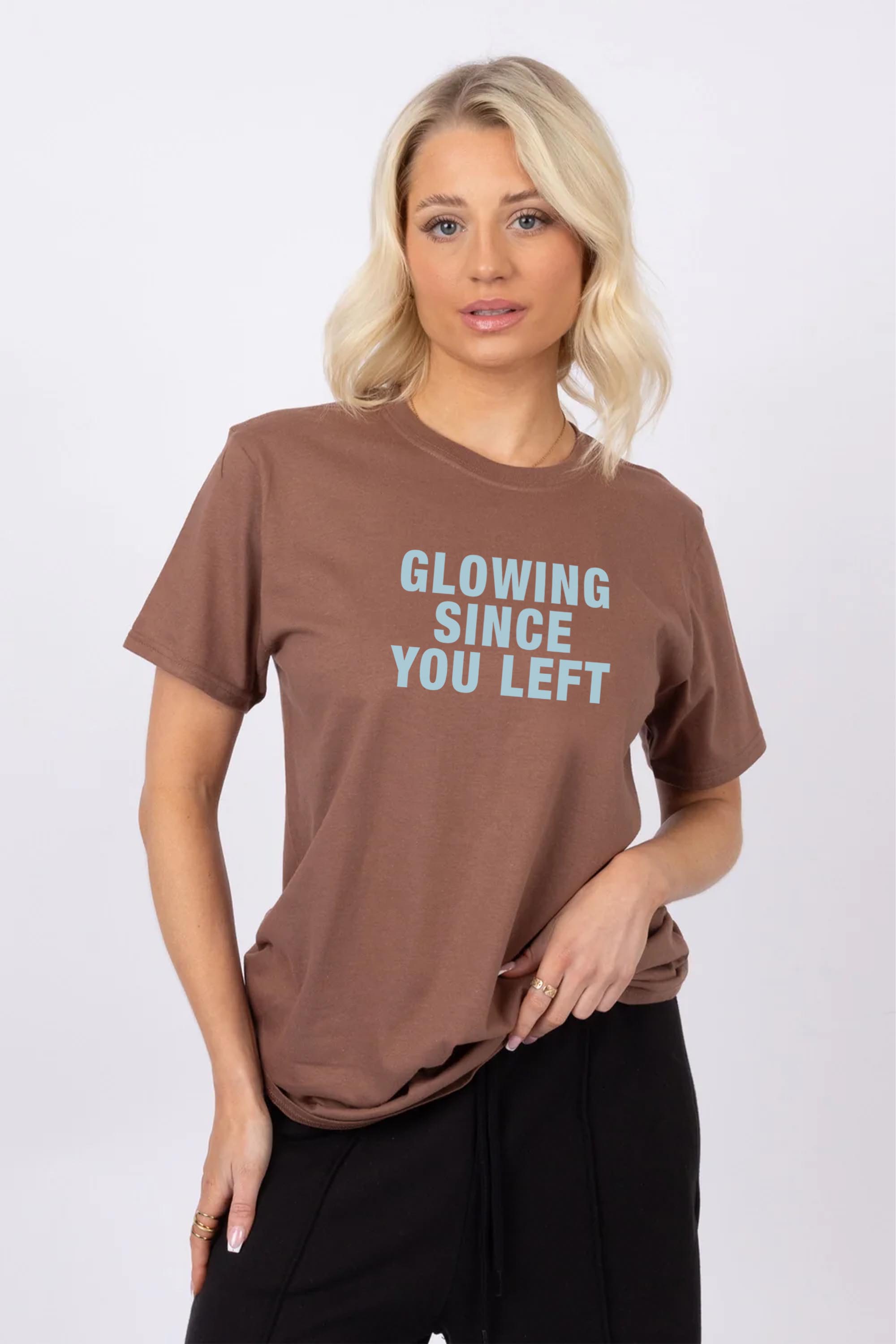 Glowing Since You left Printed T-shirt