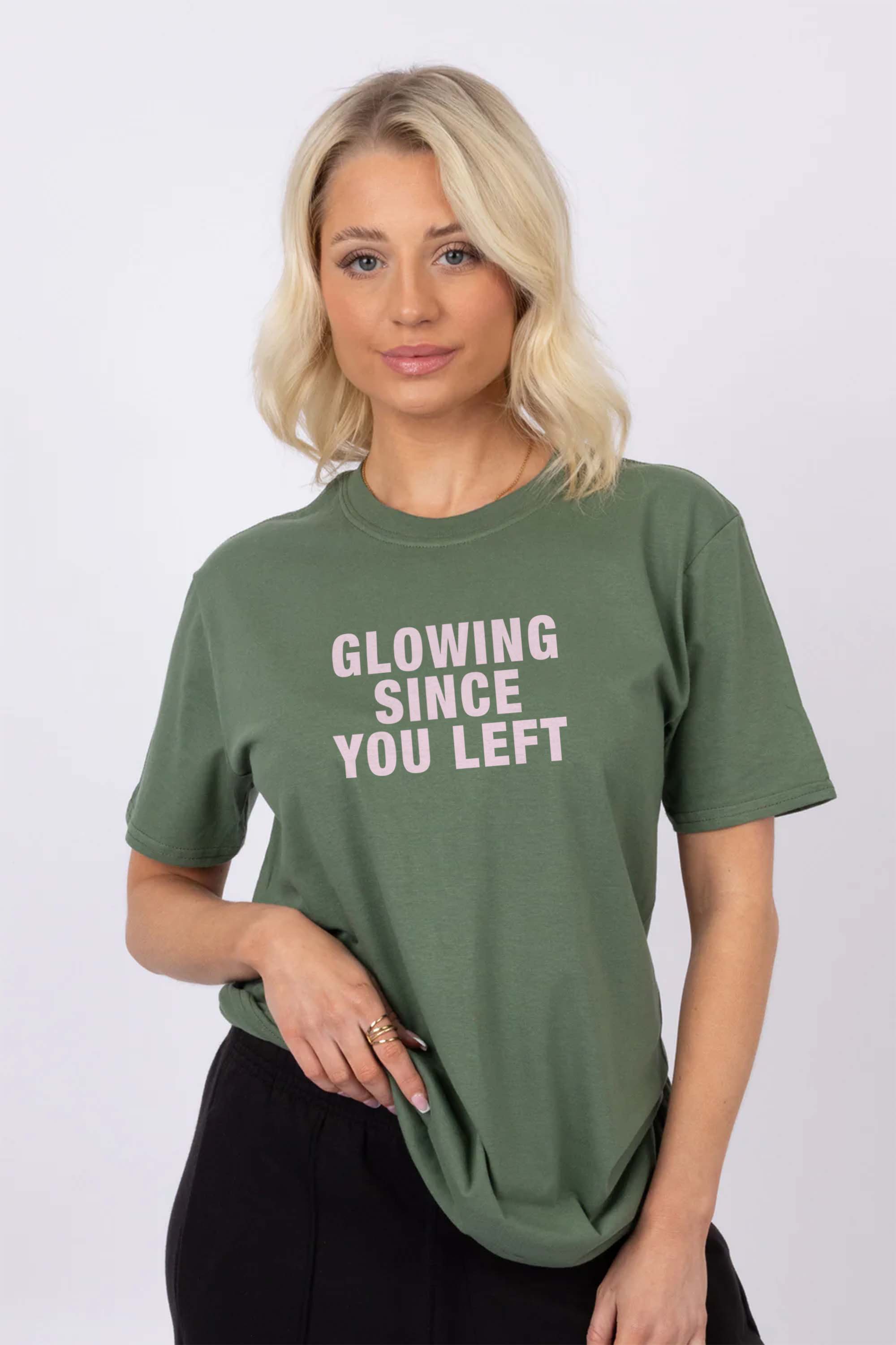 Glowing Since You left Printed T-shirt