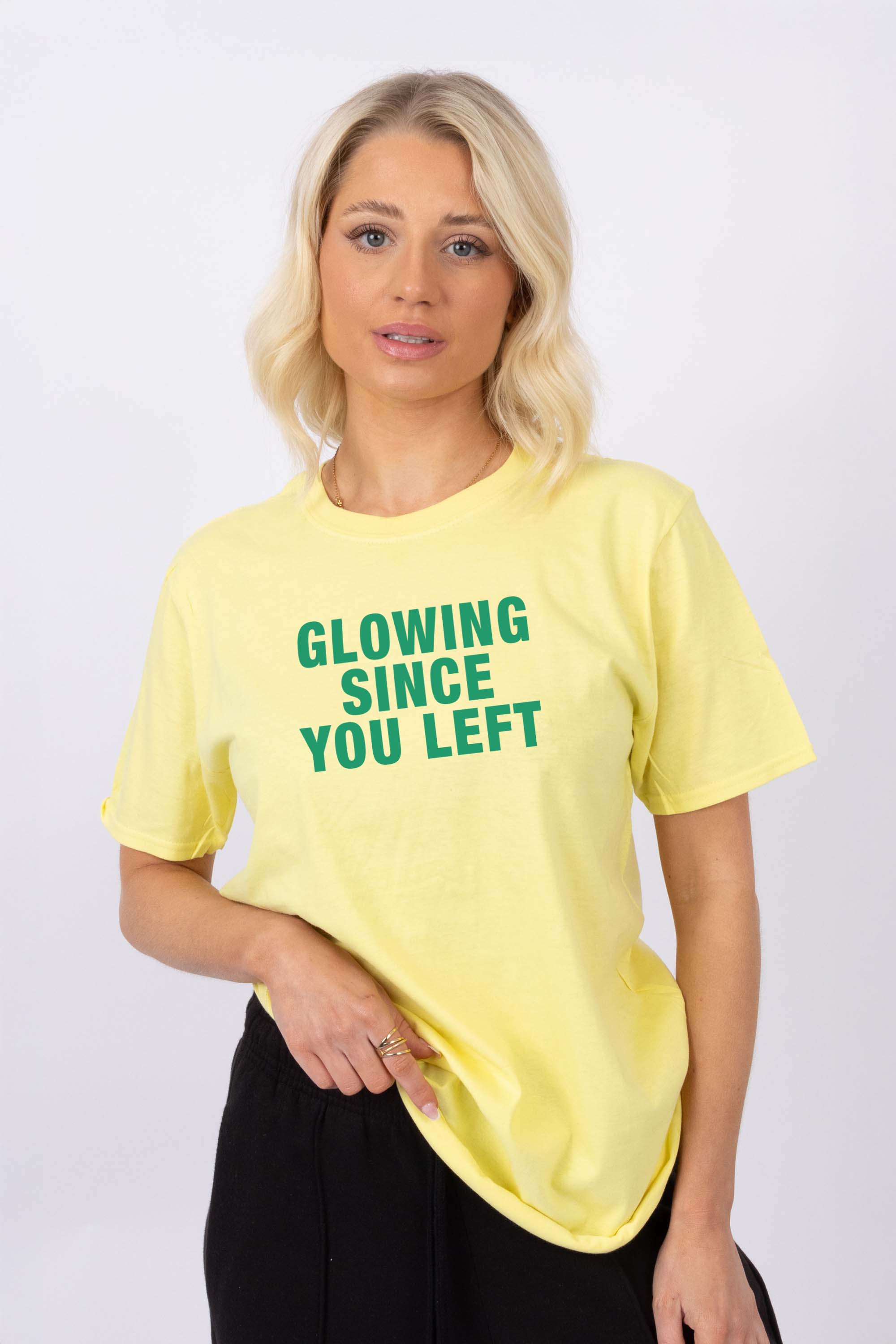Glowing Since You left Printed T-shirt