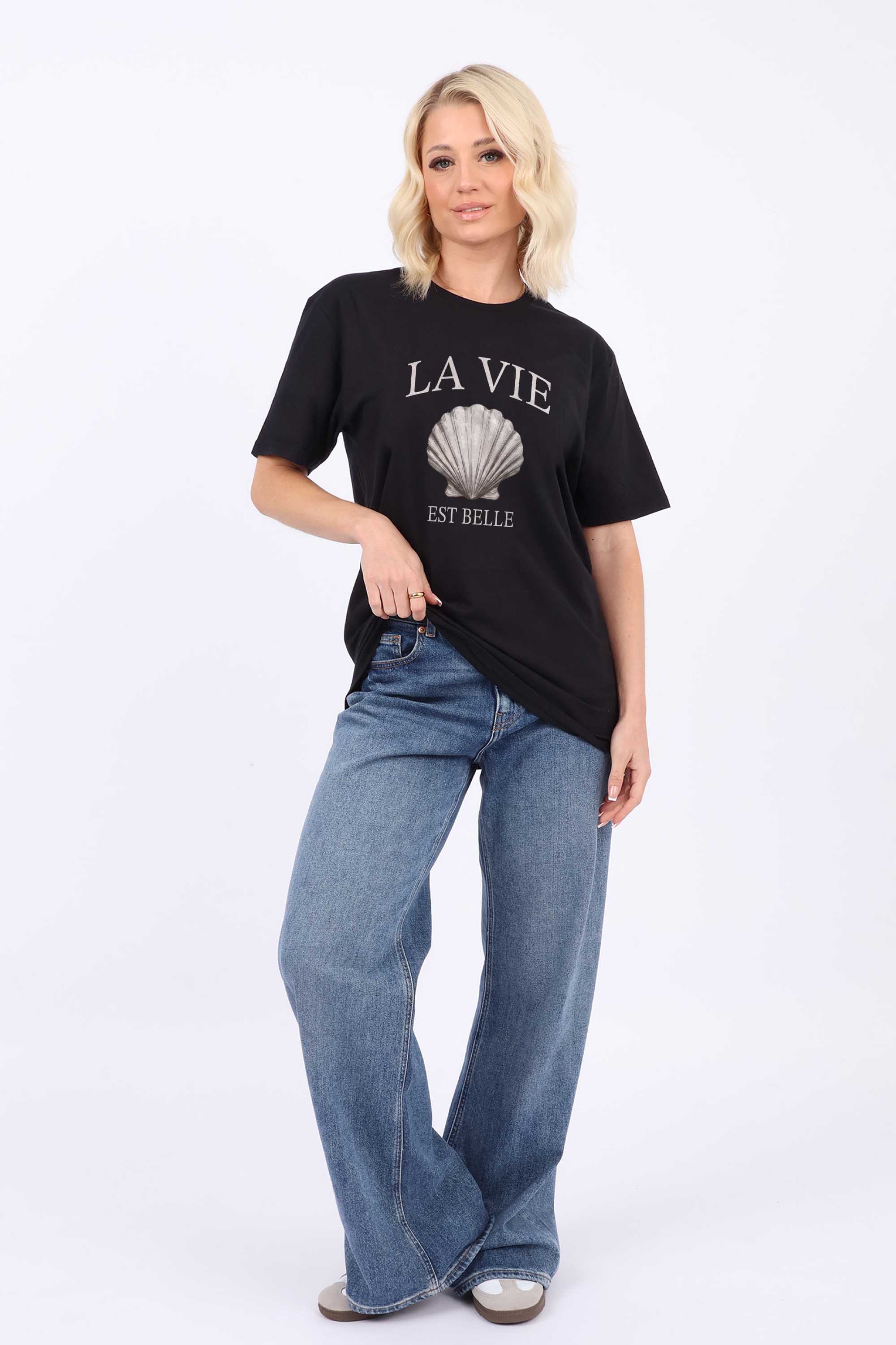 La Vie Shell Printed T-shirt