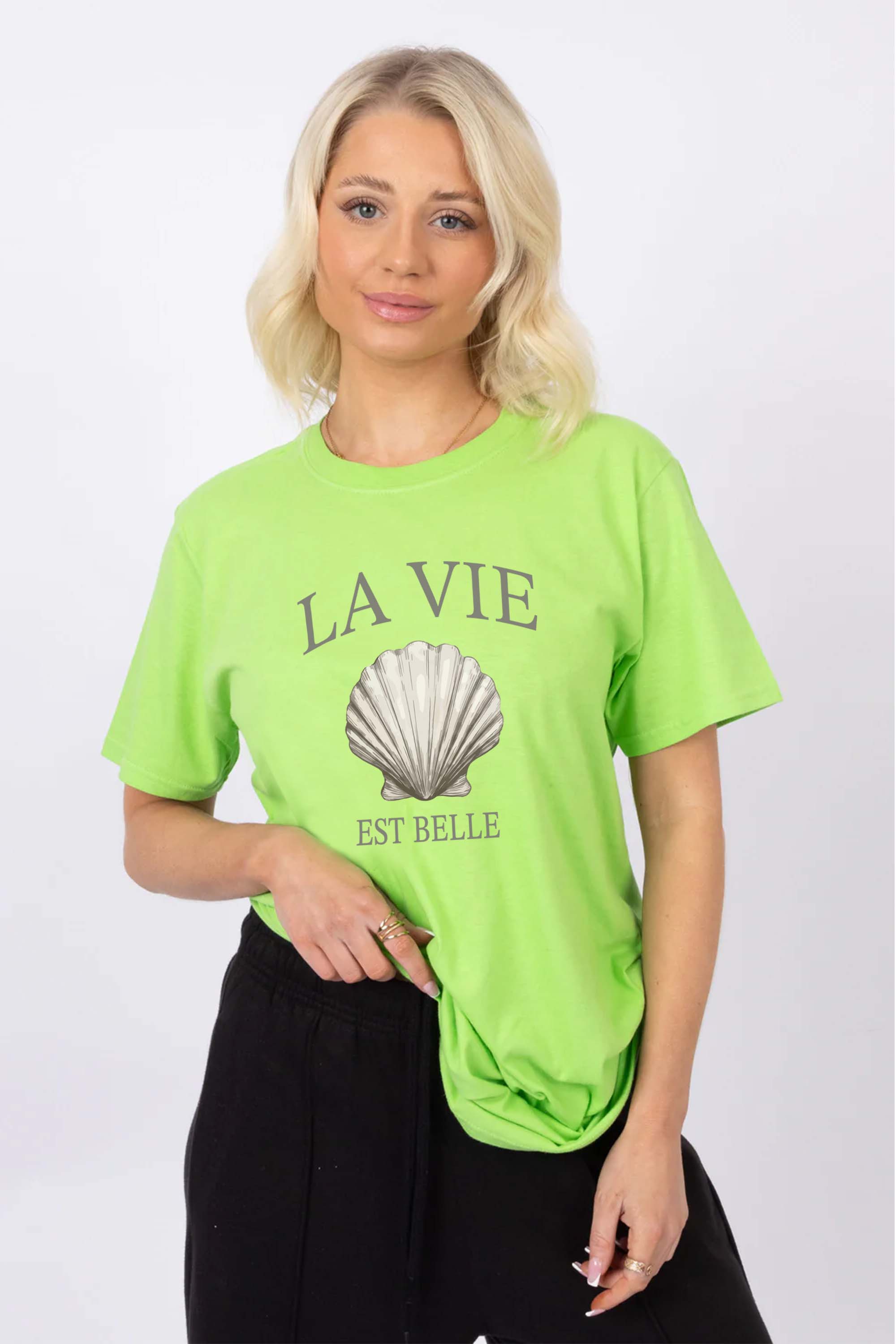 La Vie Shell Printed T-shirt