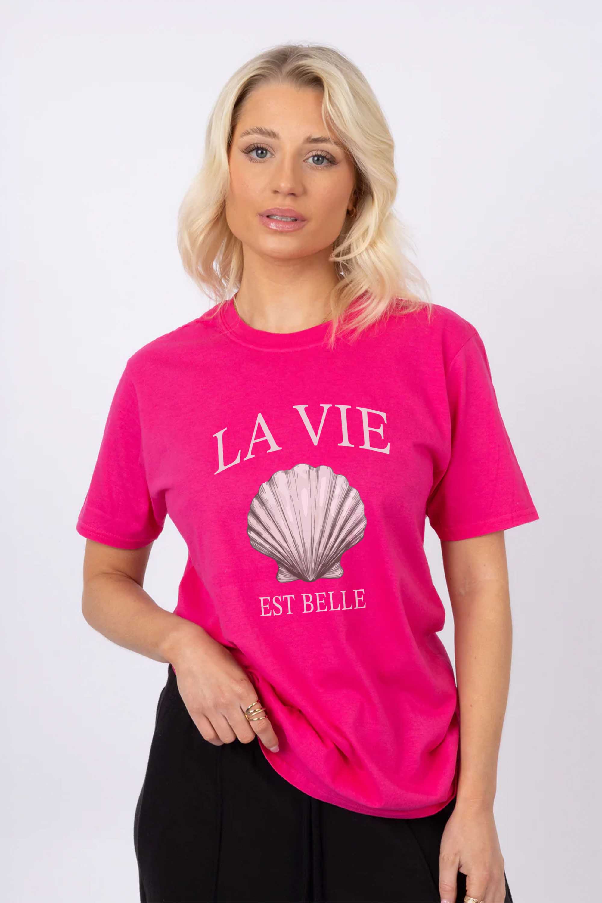 La Vie Shell Printed T-shirt