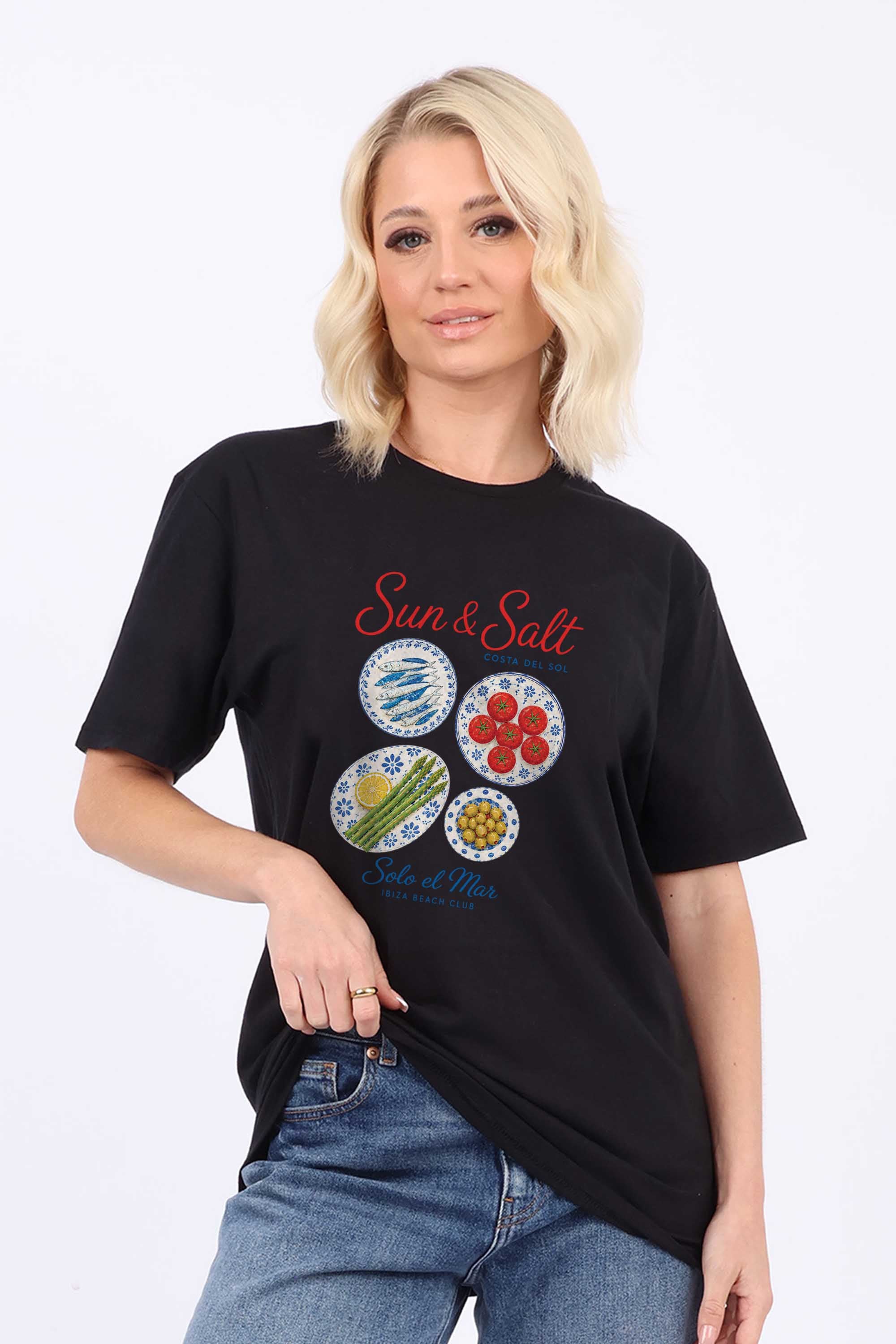Sun And Salt Food Printed T-shirt
