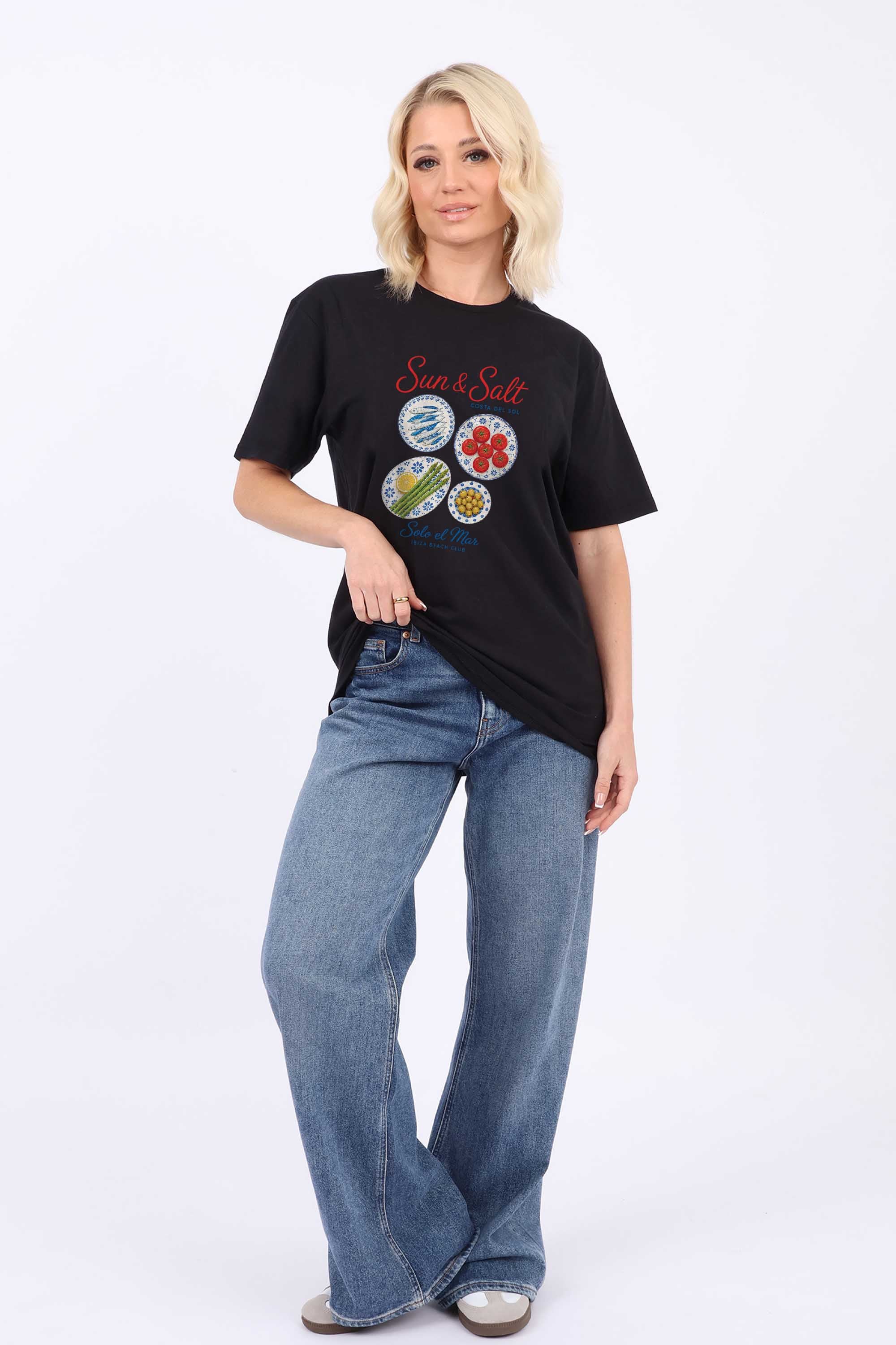 Sun And Salt Food Printed T-shirt