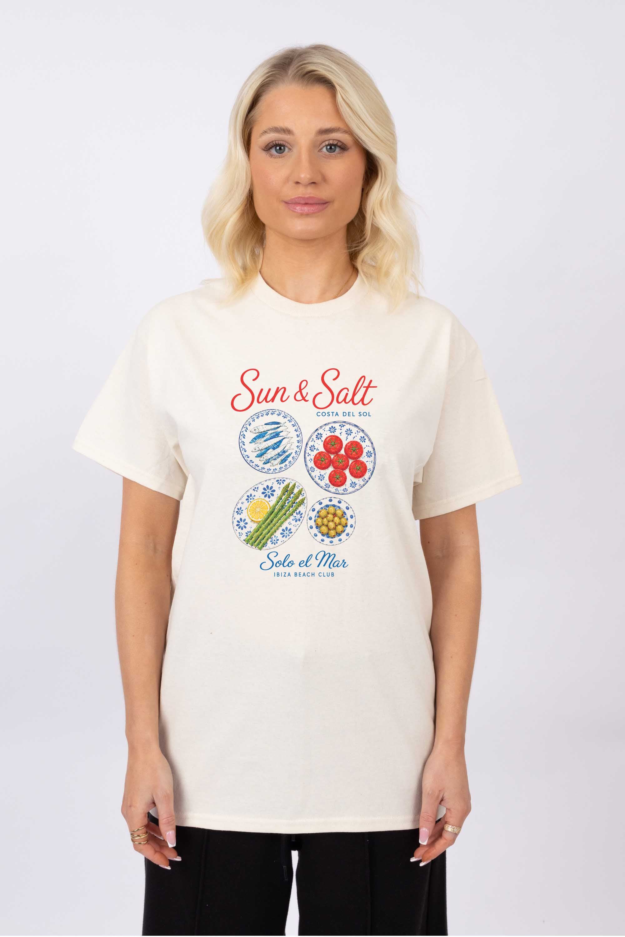 Sun And Salt Food Printed T-shirt