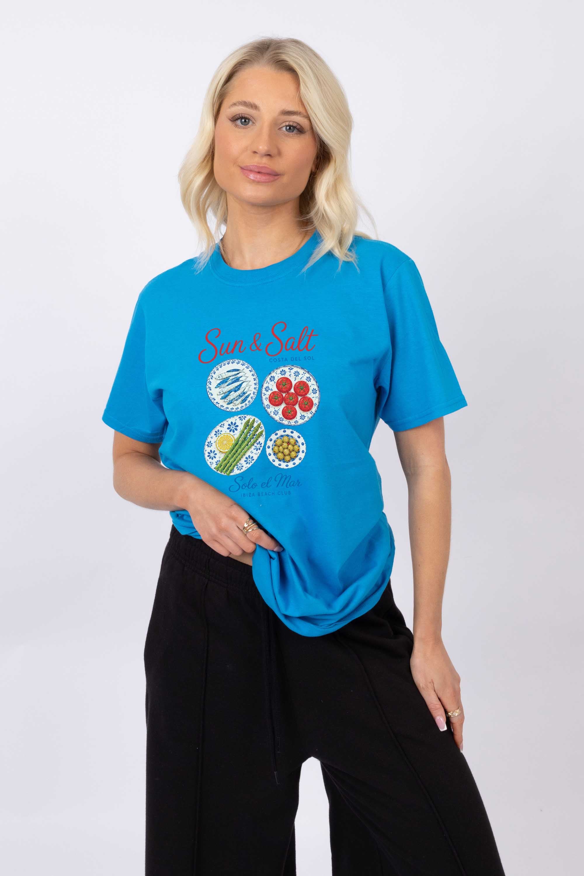 Sun And Salt Food Printed T-shirt