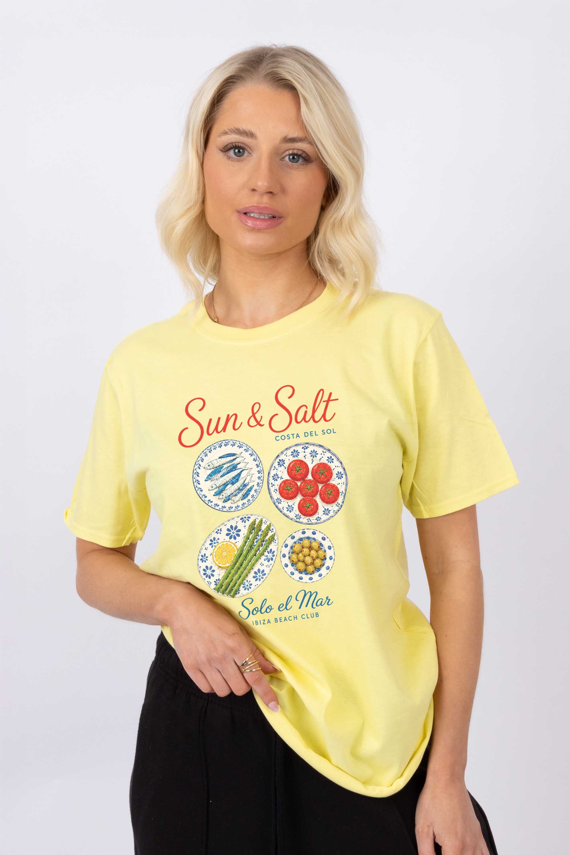 Sun And Salt Food Printed T-shirt