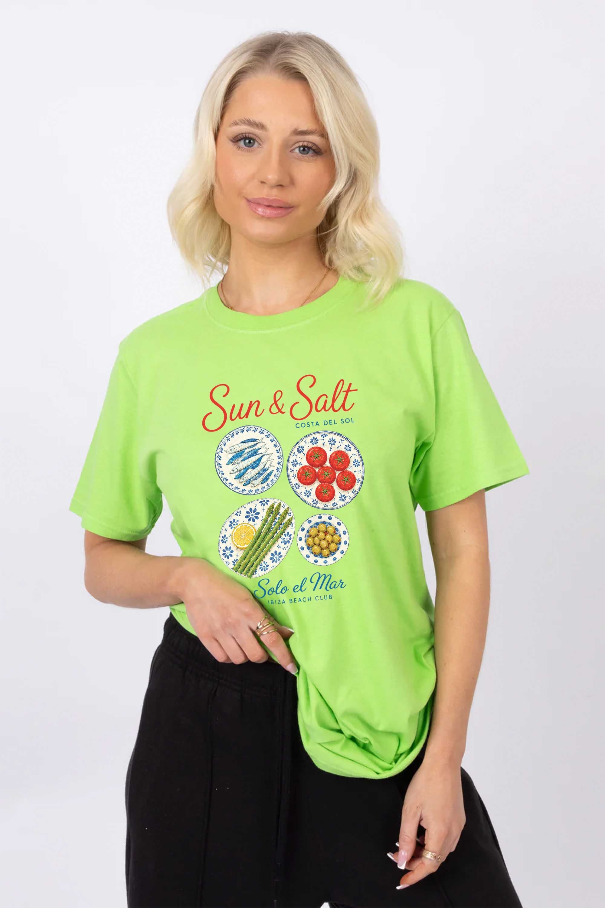Sun And Salt Food Printed T-shirt