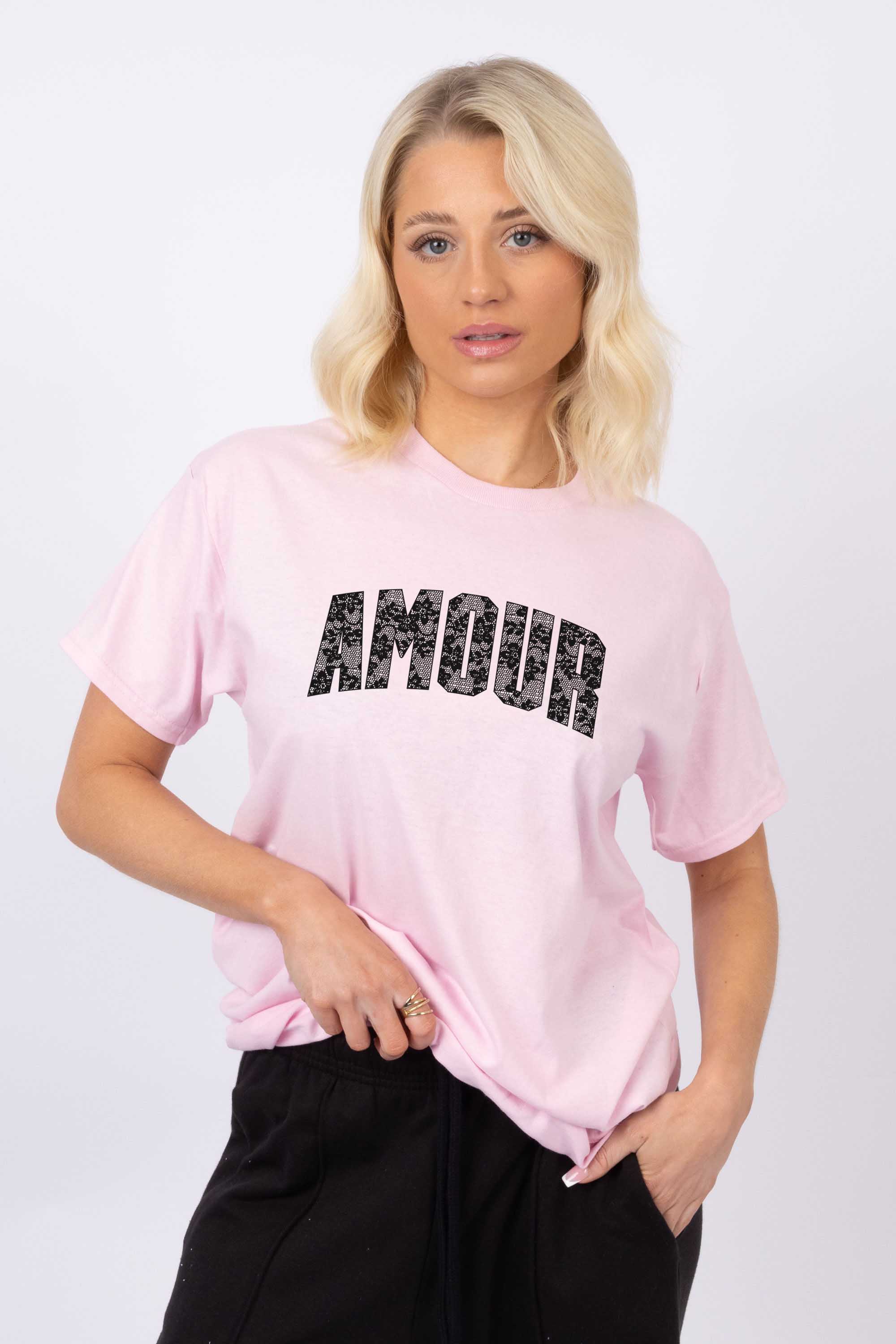 Amour Lace Printed T-Shirt