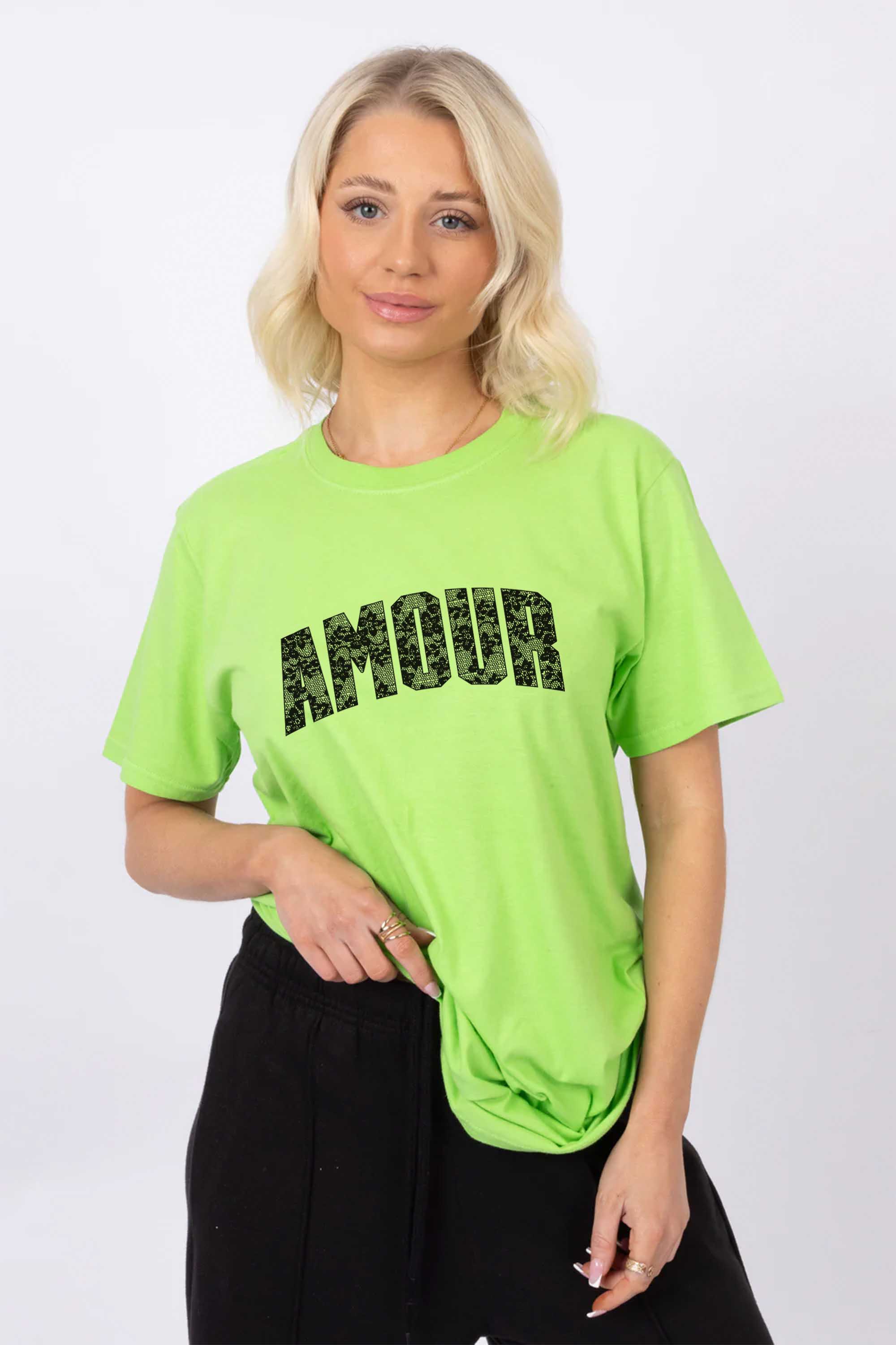 Amour Lace Printed T-Shirt