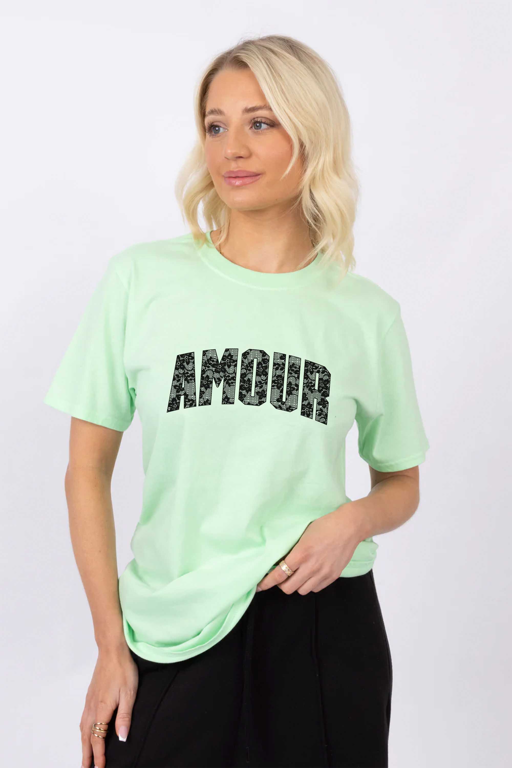 Amour Lace Printed T-Shirt