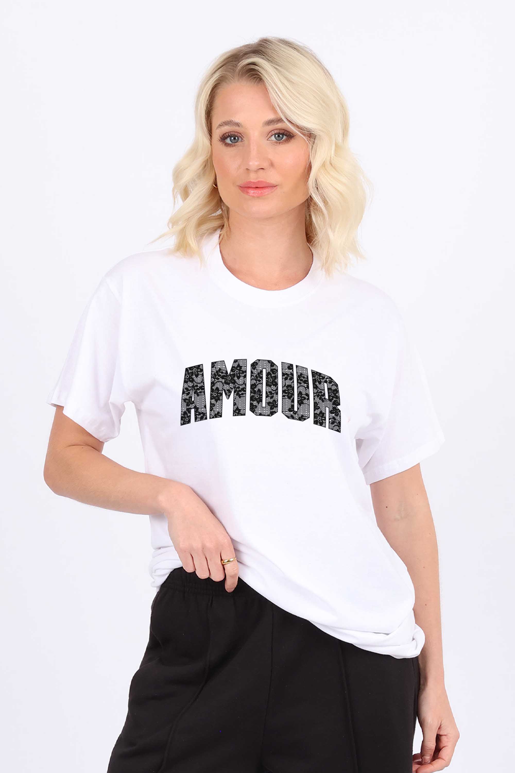 Amour Lace Printed T-Shirt