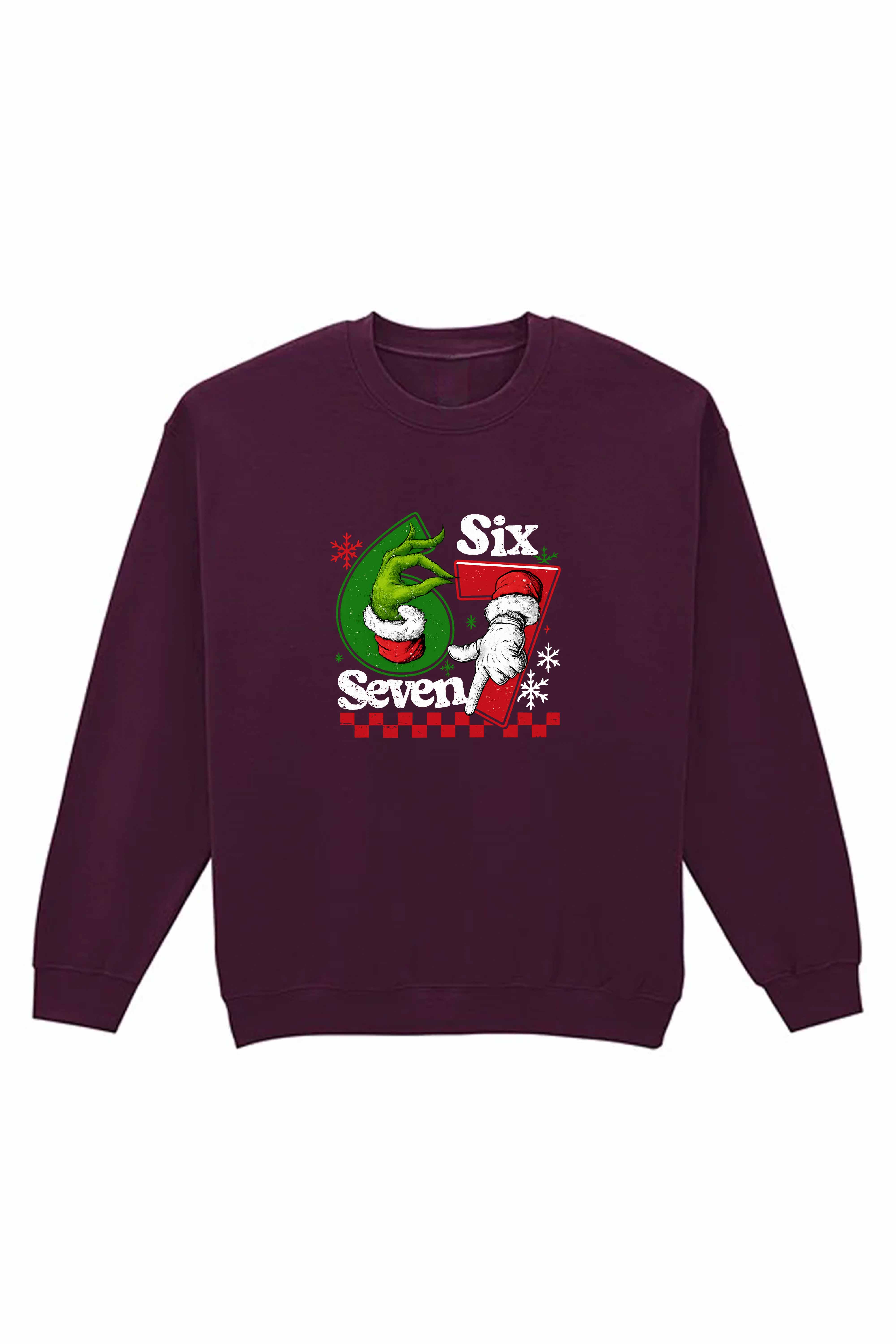 Unisex Heavy Blend Christmas 67 Trend Graphic Printed Sweatshirt