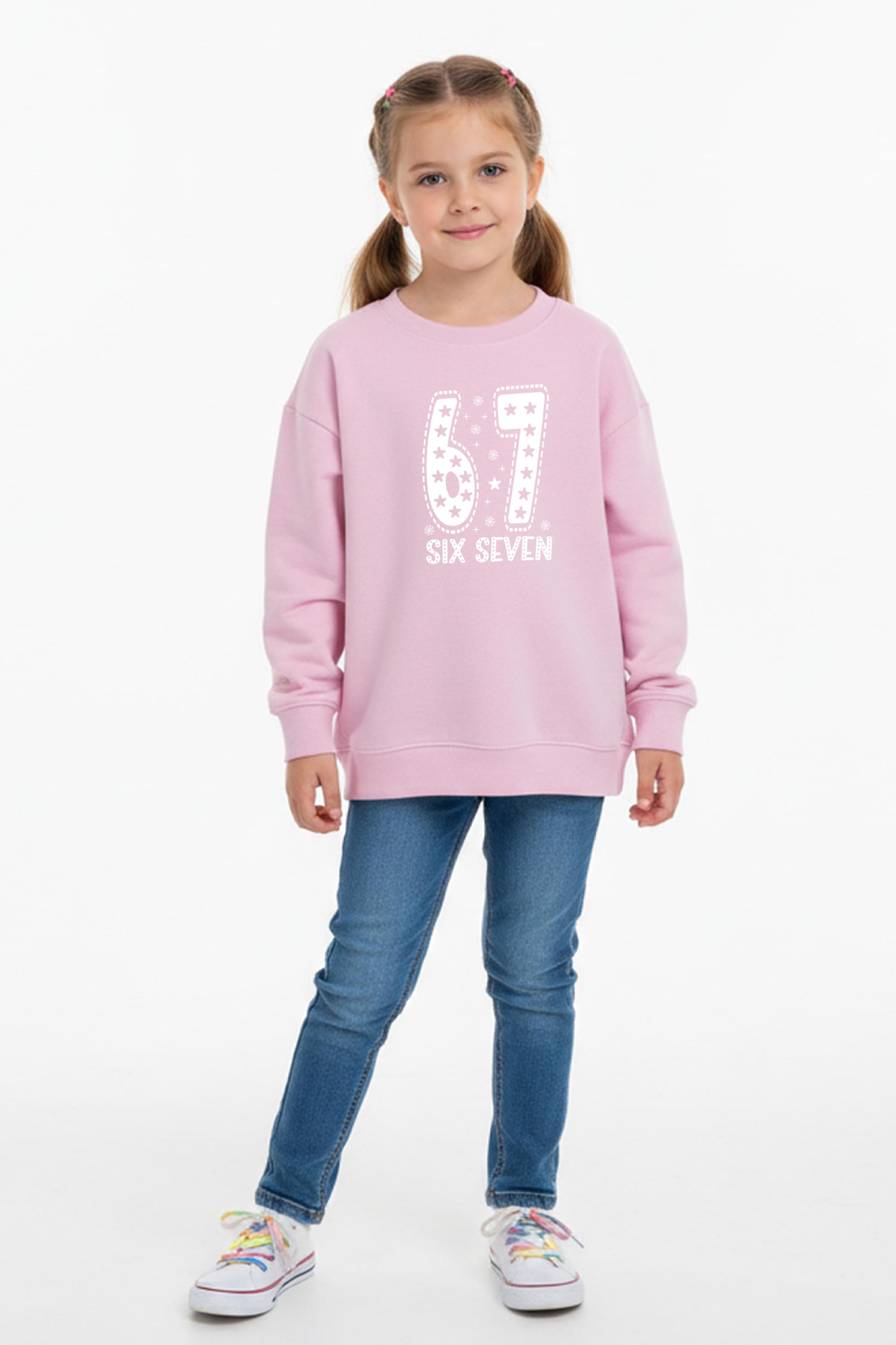 Kids 67 Trend Graphic Printed Sweatshirt