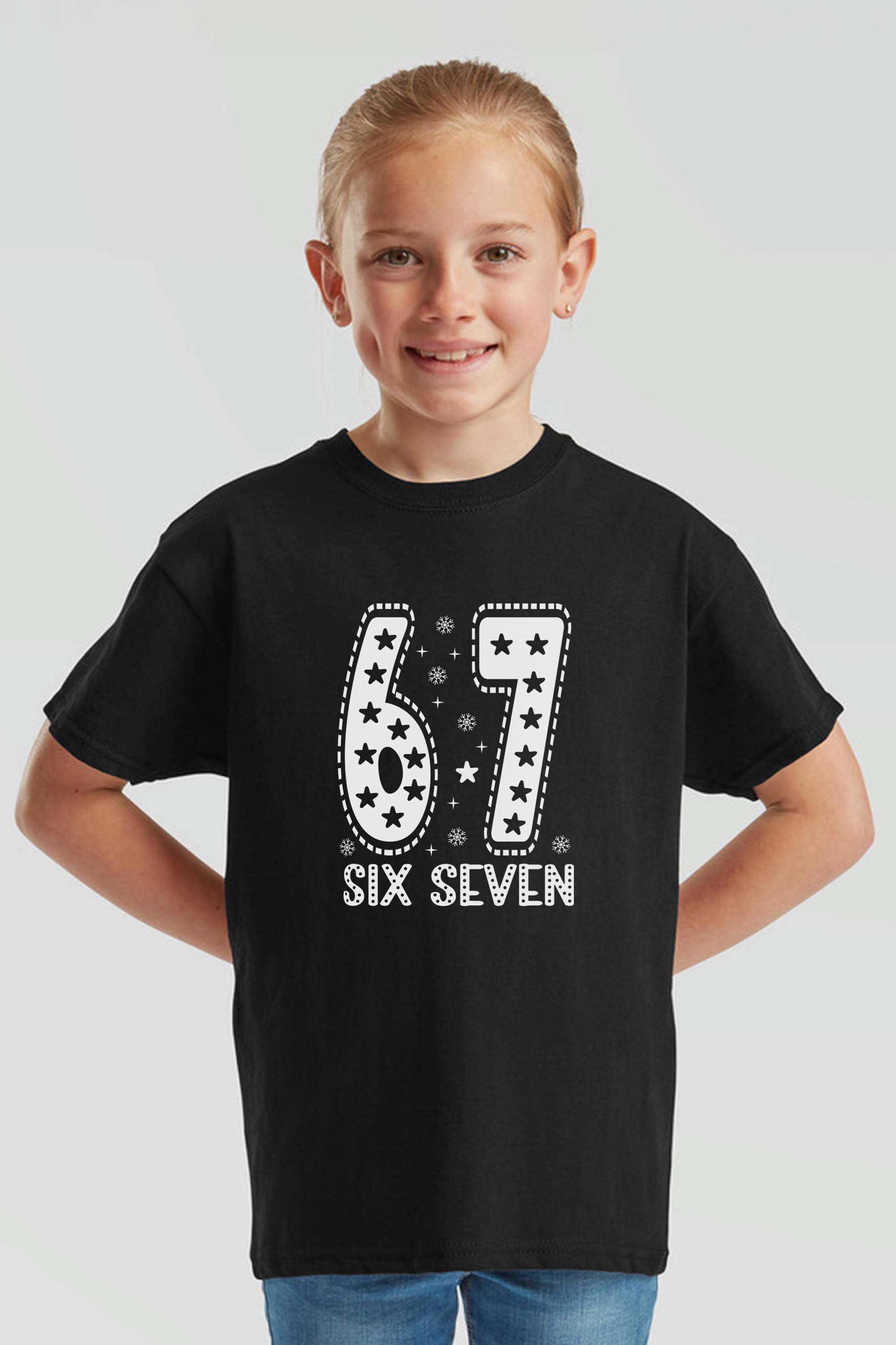Kids 67 Trend Graphic Printed T-Shirt