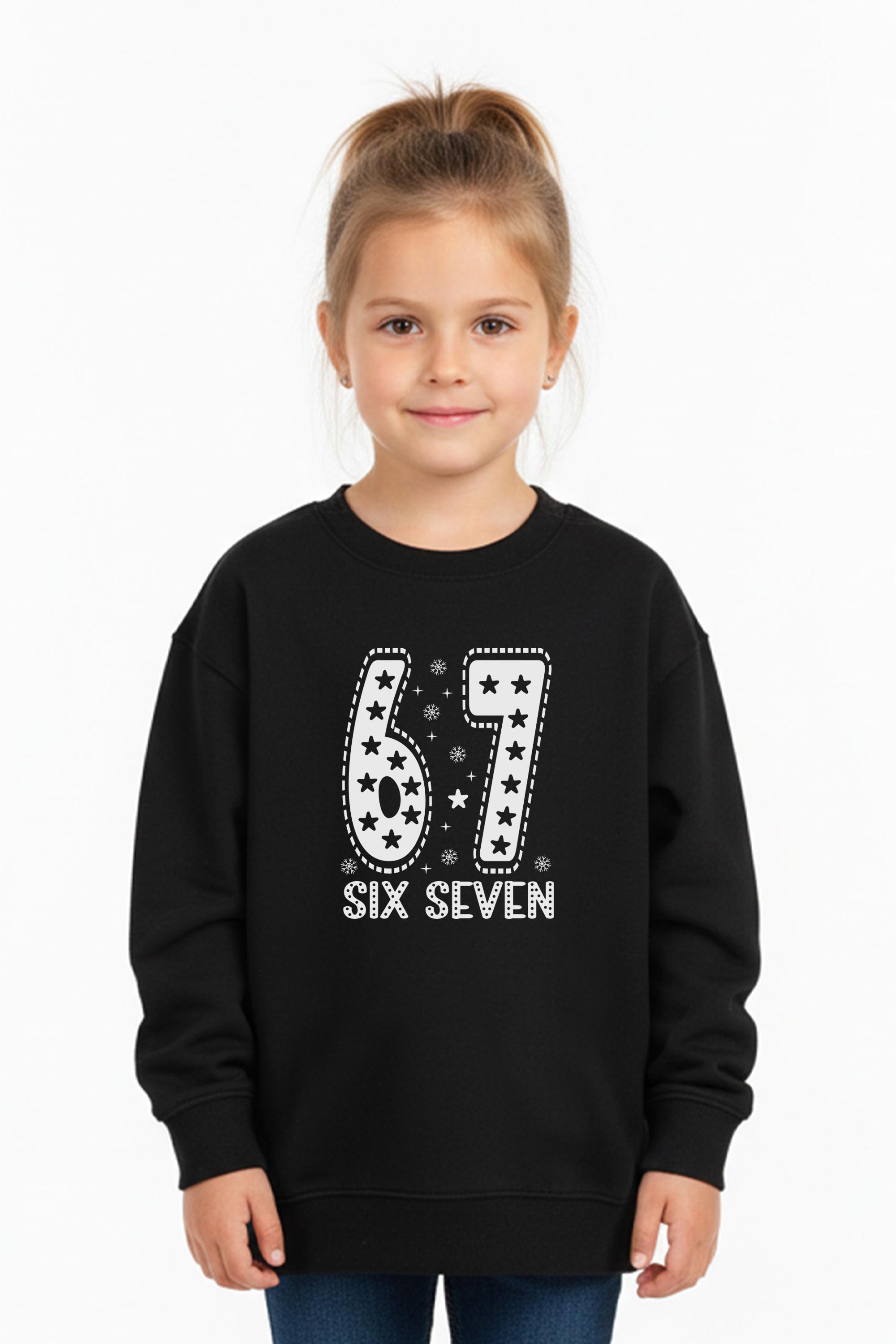 Kids 67 Trend Graphic Printed Sweatshirt