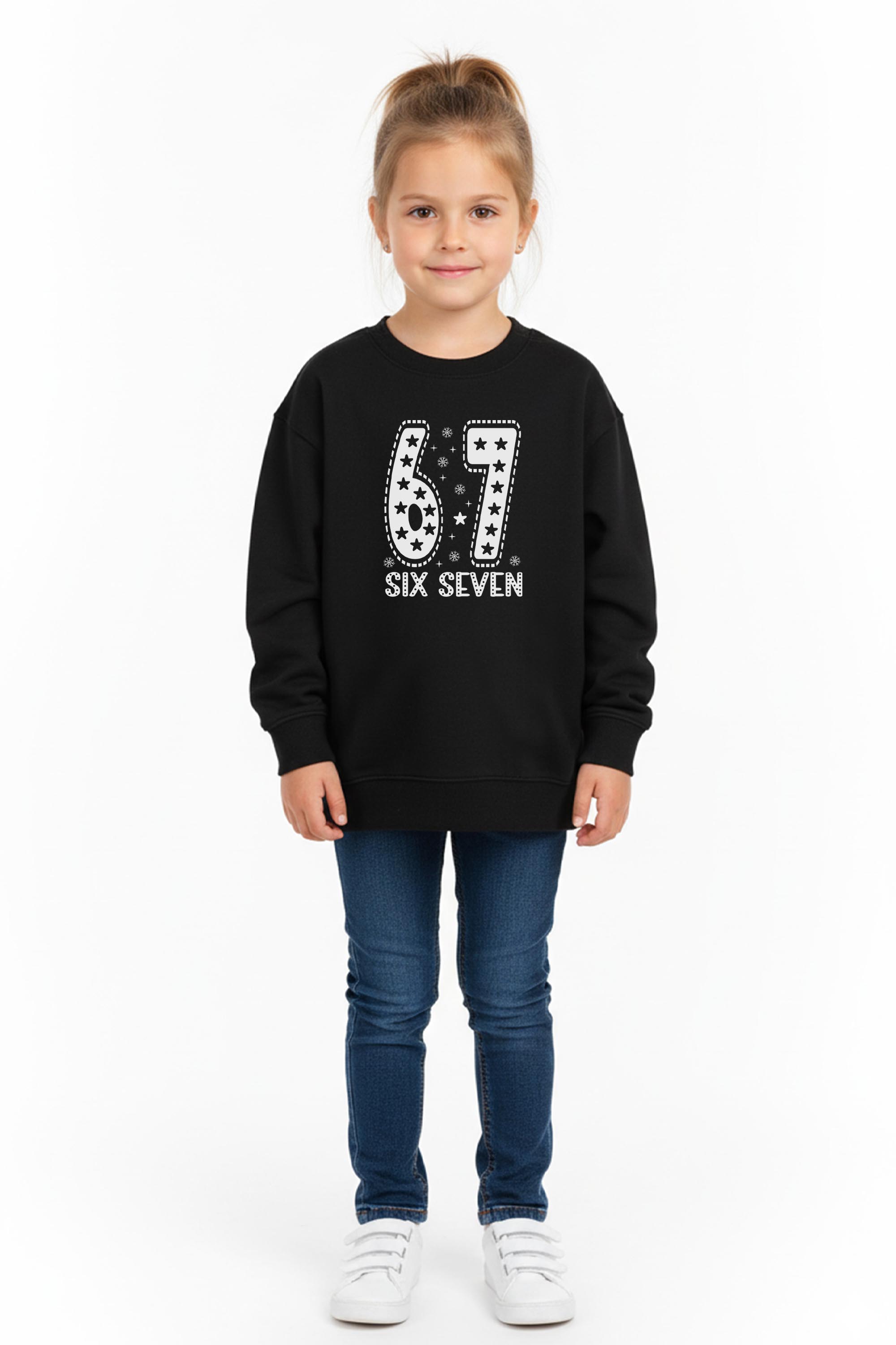 Kids 67 Trend Graphic Printed Sweatshirt
