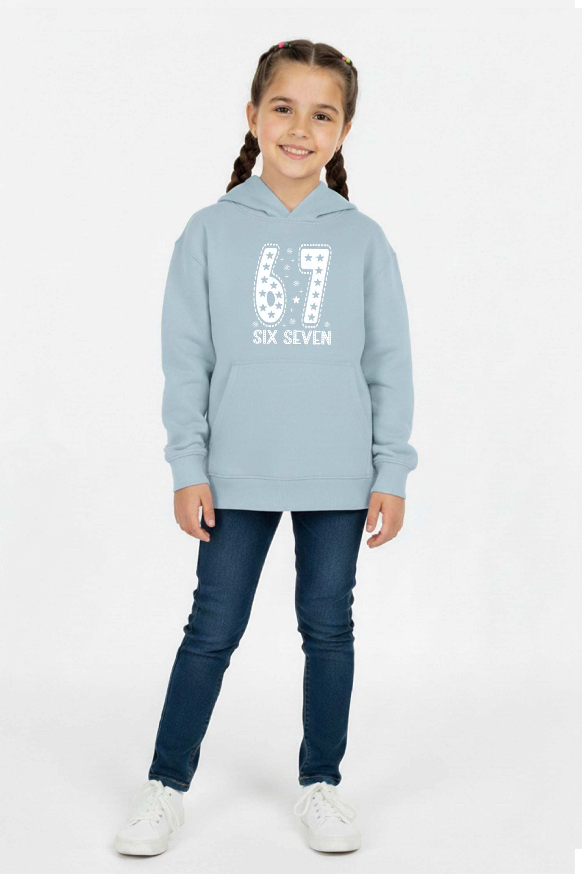 Kids 67 Trend Graphic Printed Hoodie