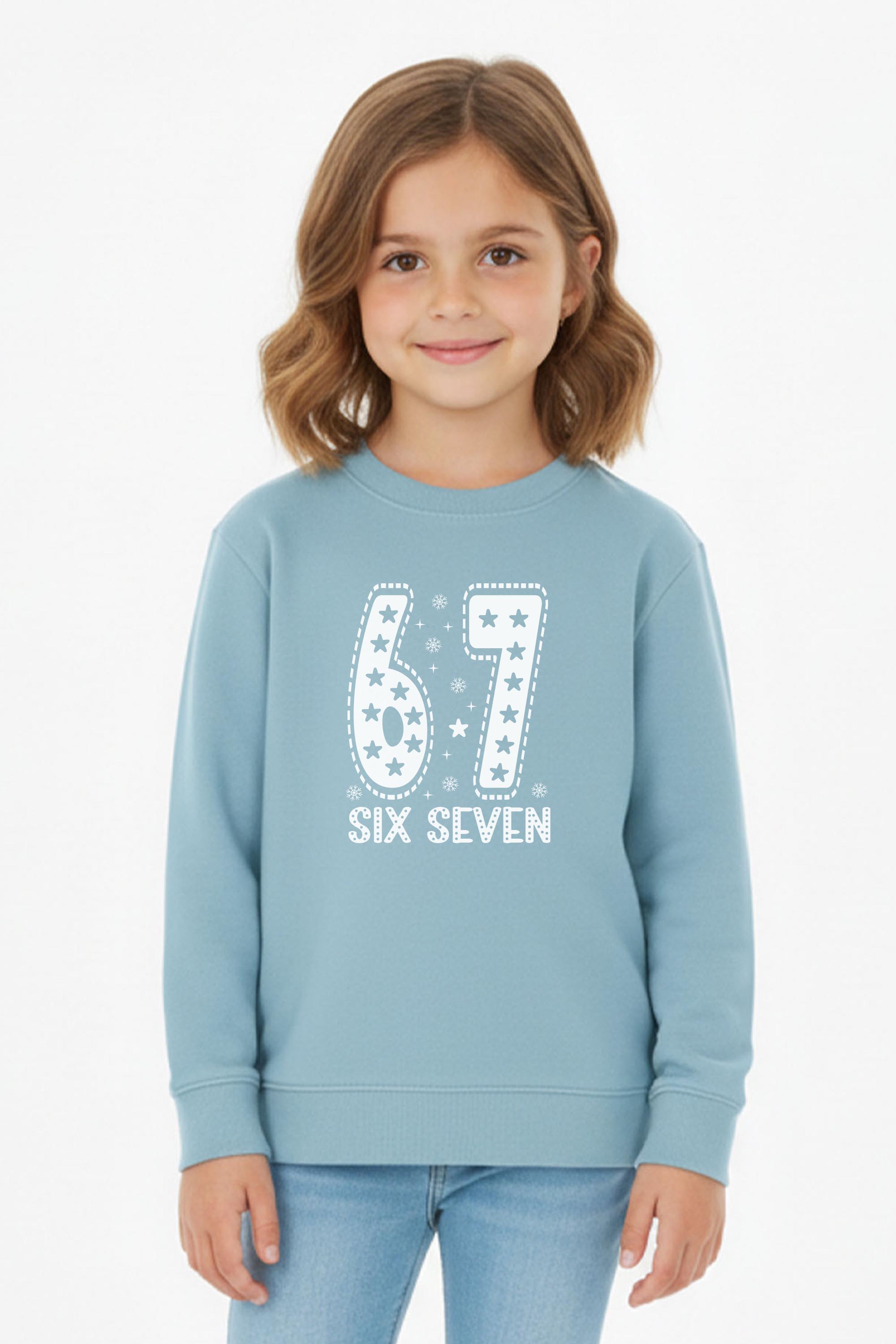 Kids 67 Trend Graphic Printed Sweatshirt