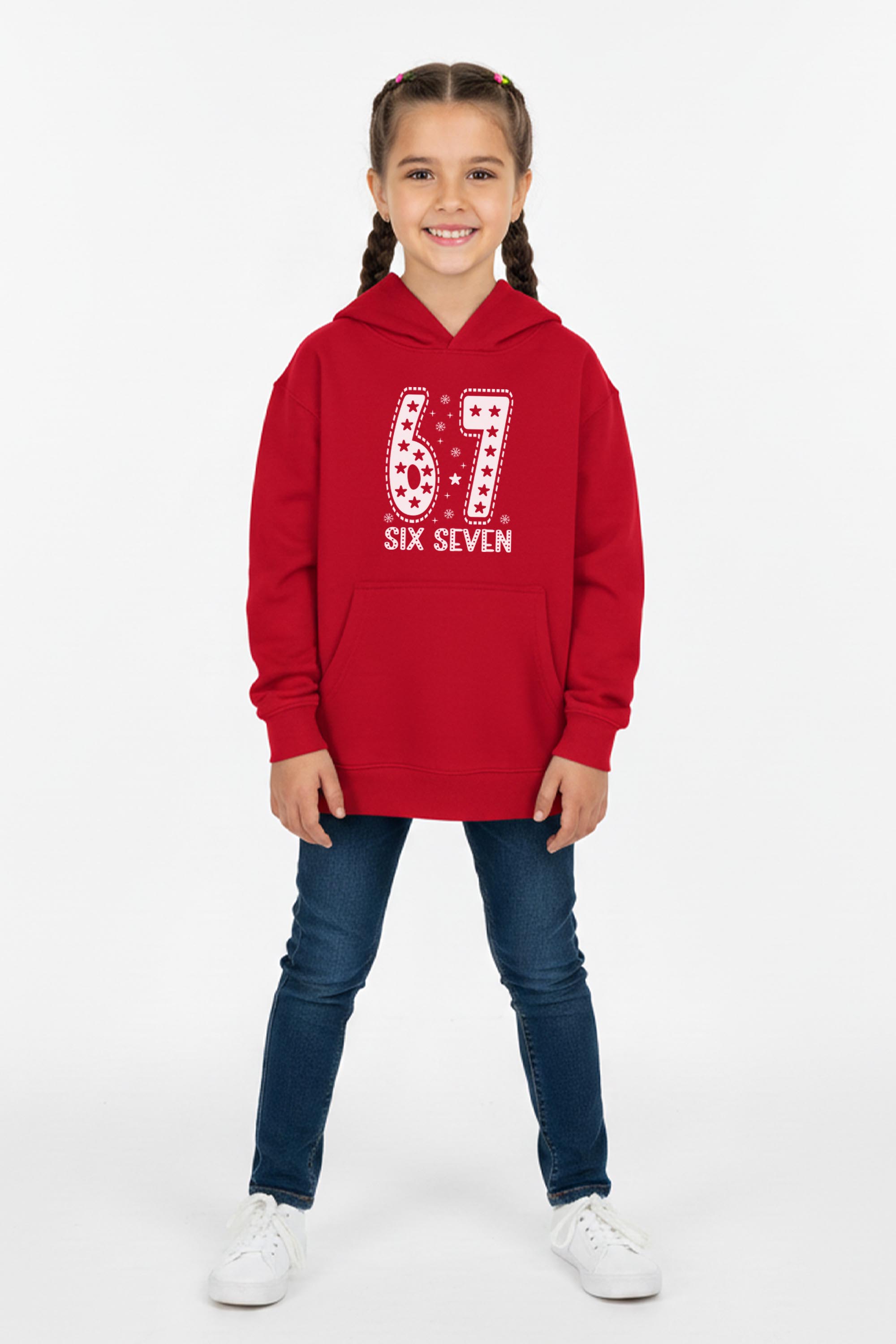 Kids 67 Trend Graphic Printed Hoodie