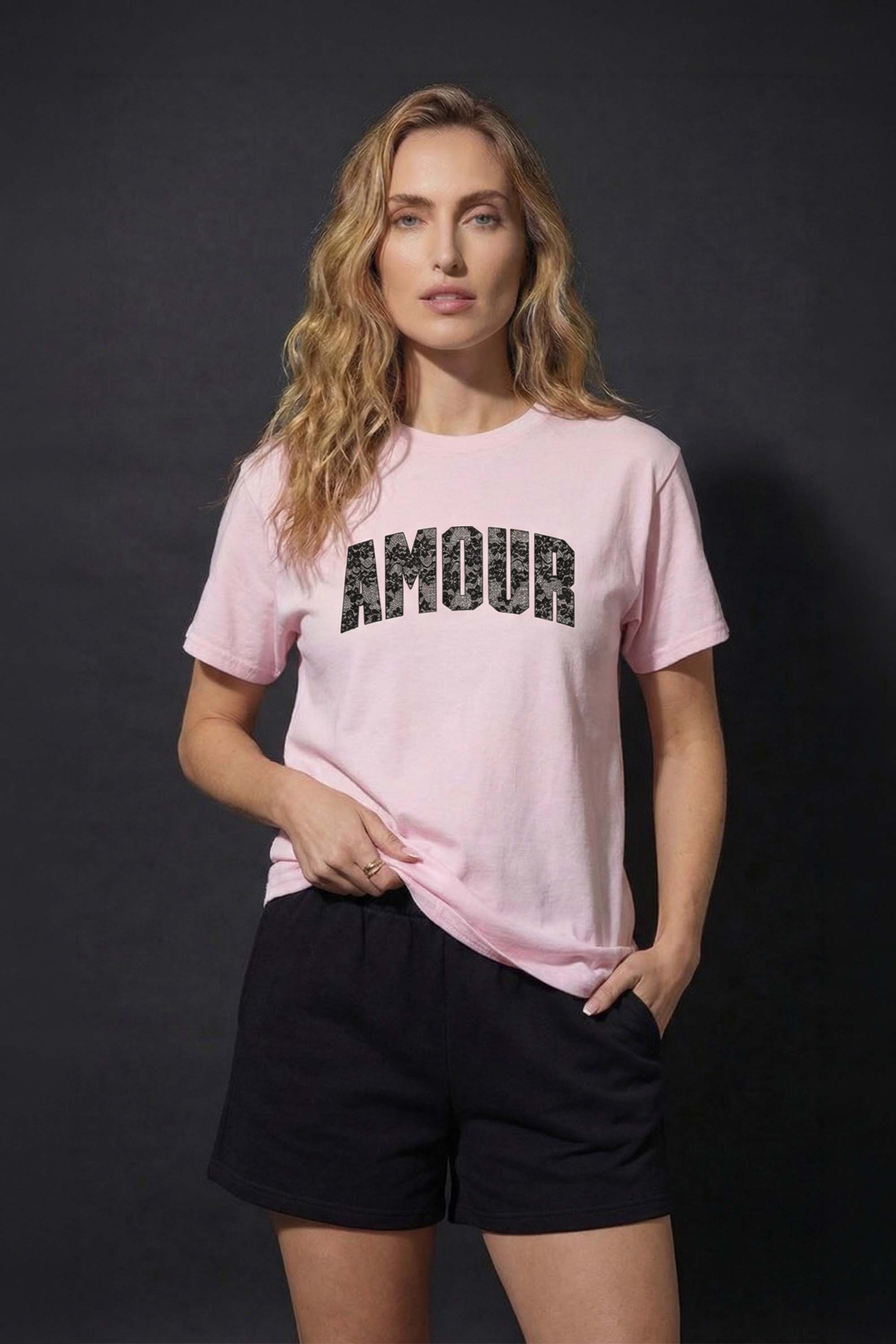 Amour Lace Printed T-Shirt