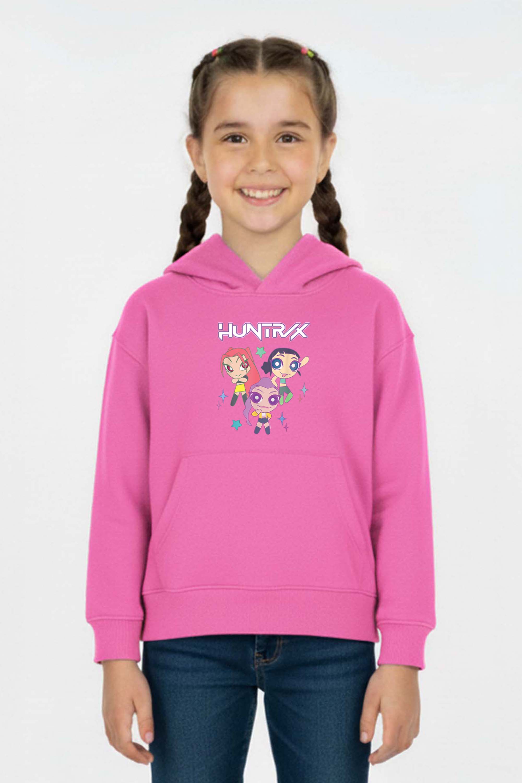 Kids Huntrix Anime Graphic Printed Hoodie