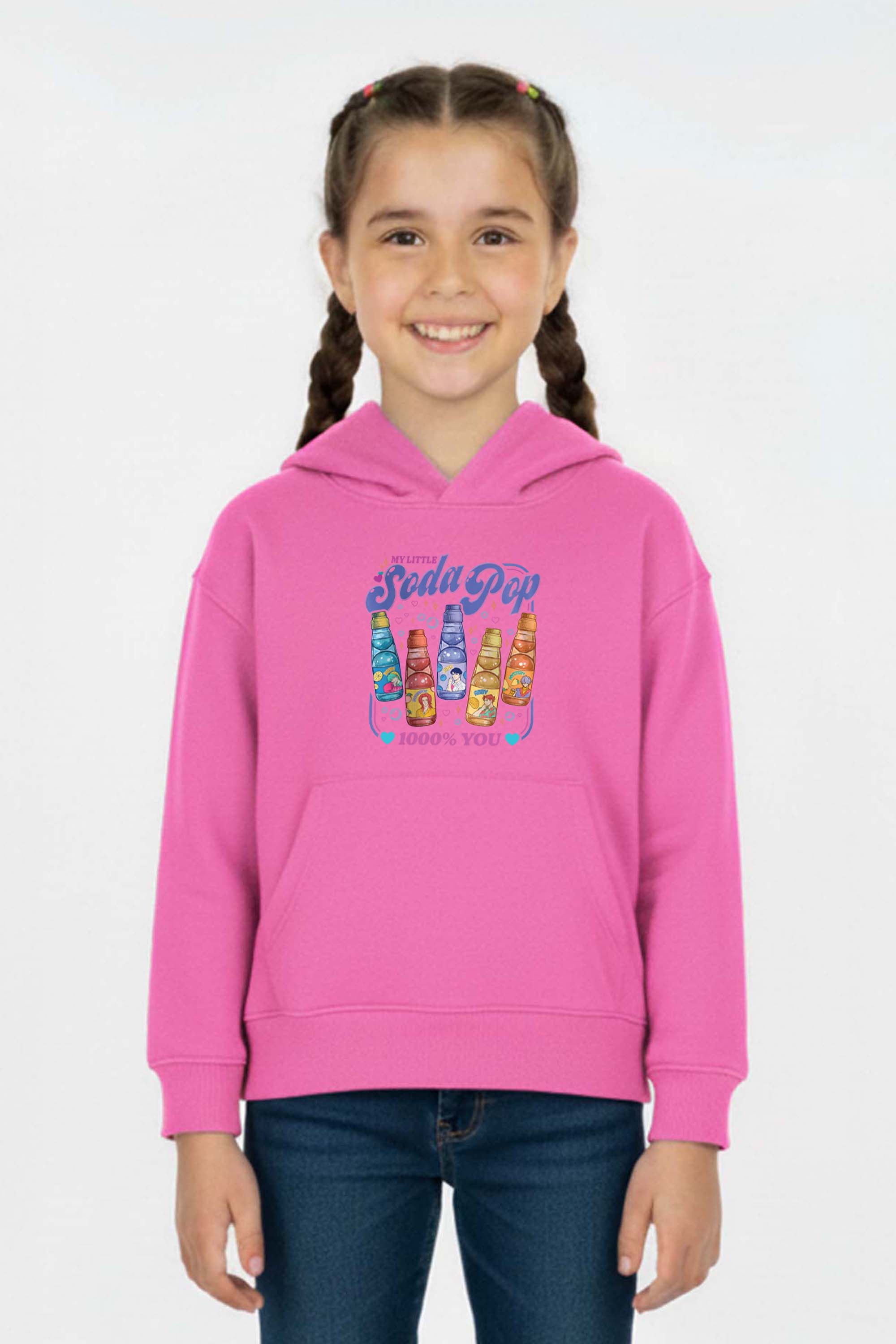 Kids Soda Pop Printed Hoodie