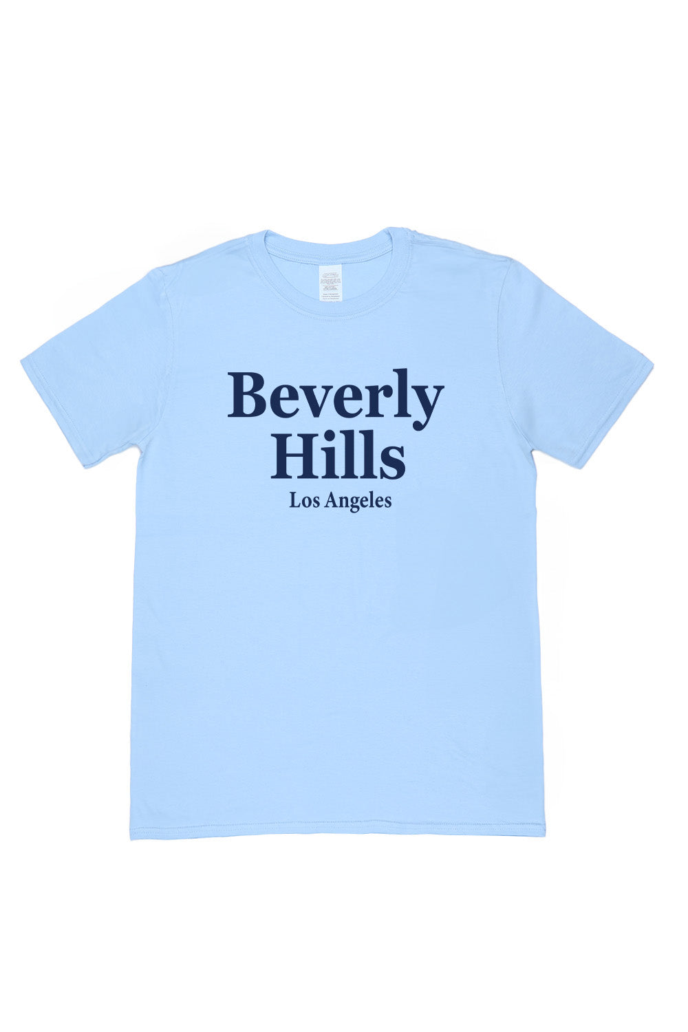 Beverly Hills T-Shirt in Light Blue (Custom Packs)