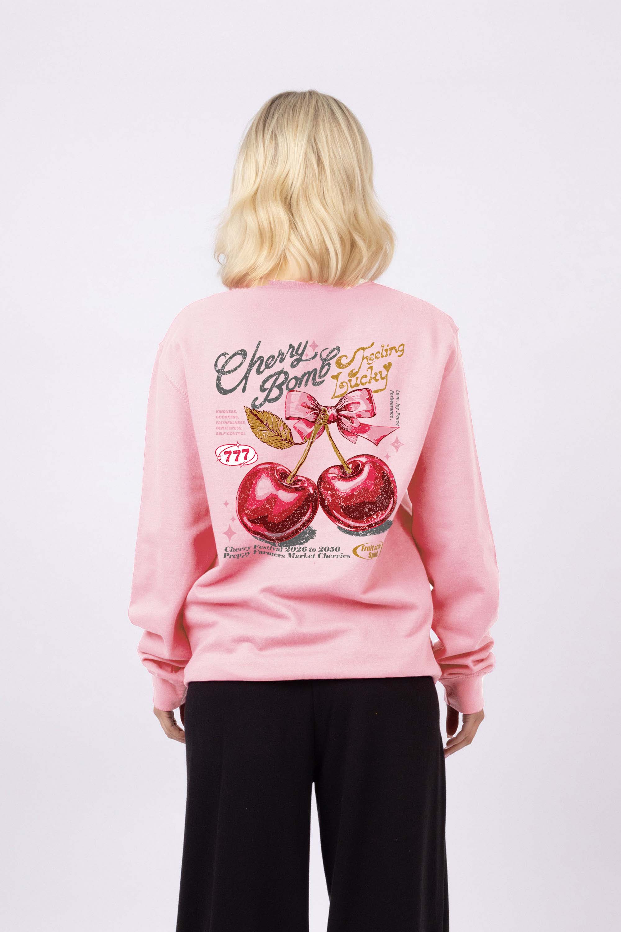 Cherry Bomb Printed Sweatshirt (Custom Pack)