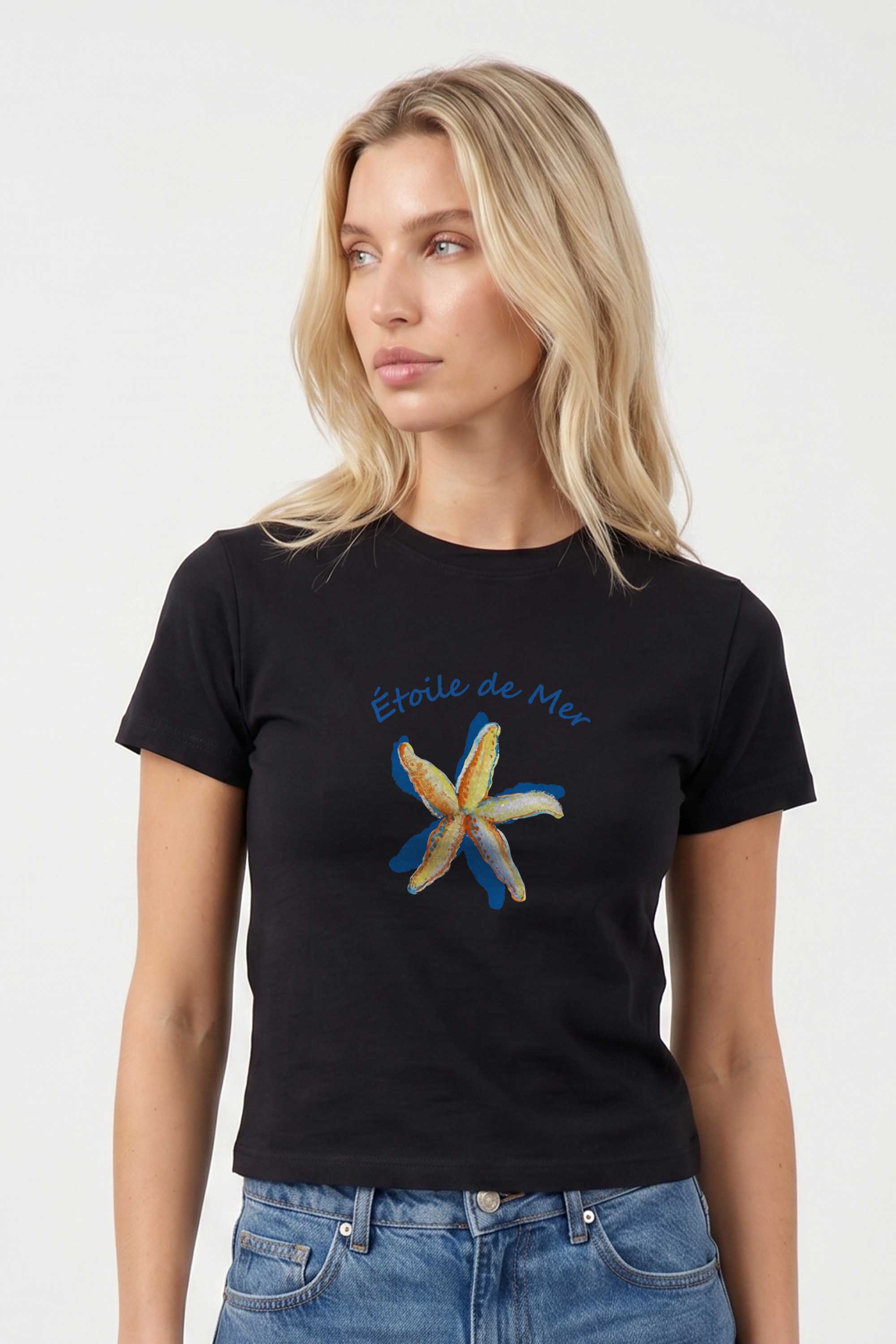 220GSM Étoile de Mer Starfish Printed Baby Tee