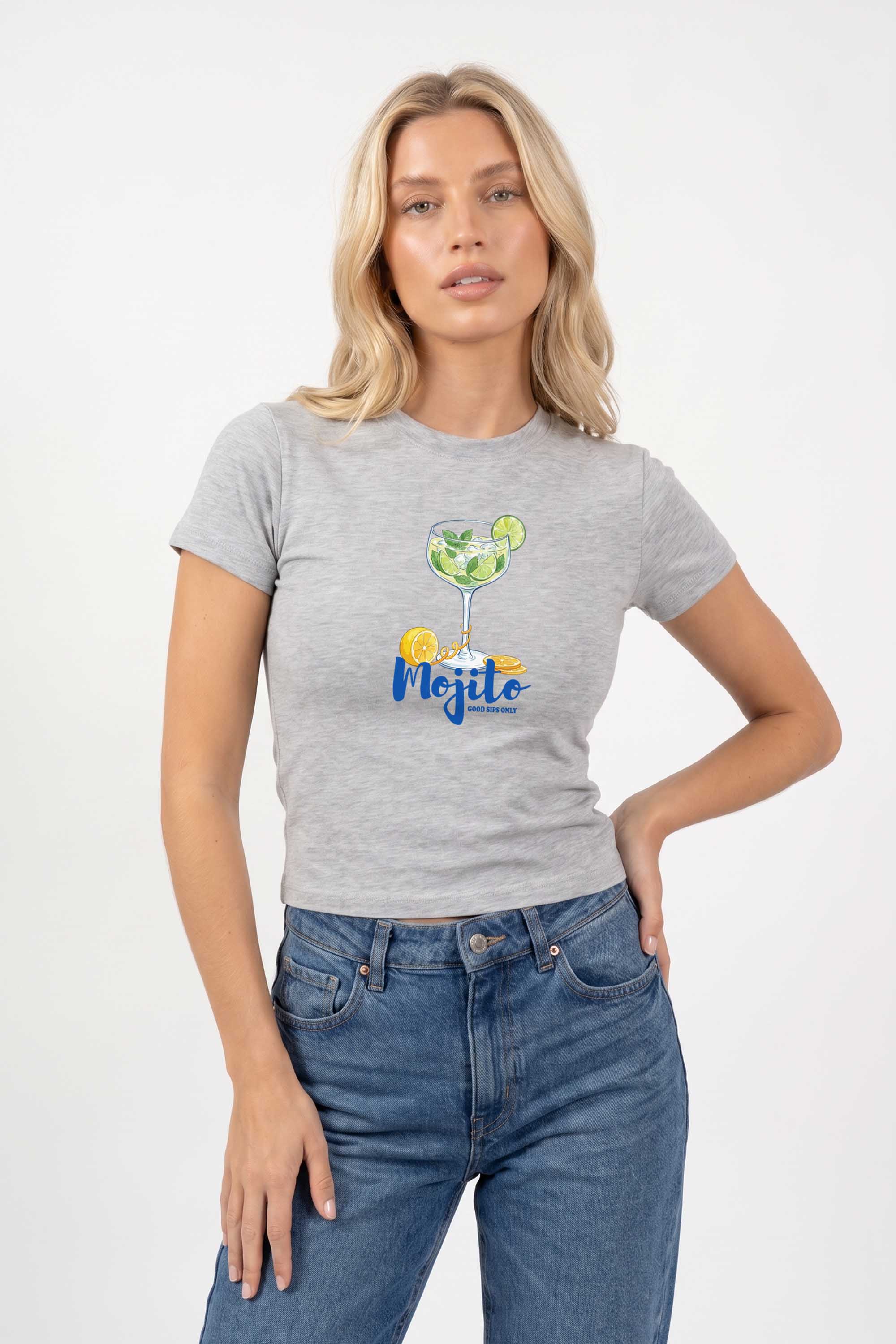 220GSM Mojito Printed Baby Tee