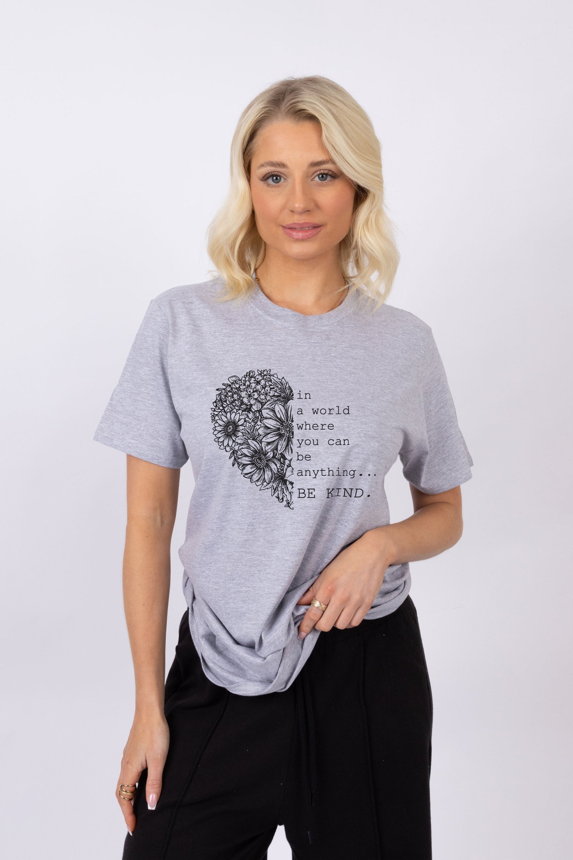 Be Kind Heart Oversized T-Shirt (Pack of 6)